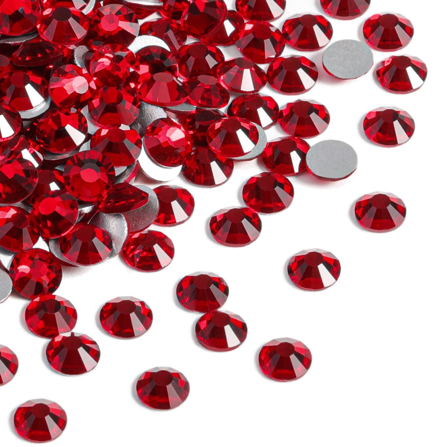 Beadsland 1440 Piece Flat Back Crystal Rhinestones Round Gems, Sapphire(SS10(2.7-2.8mm))