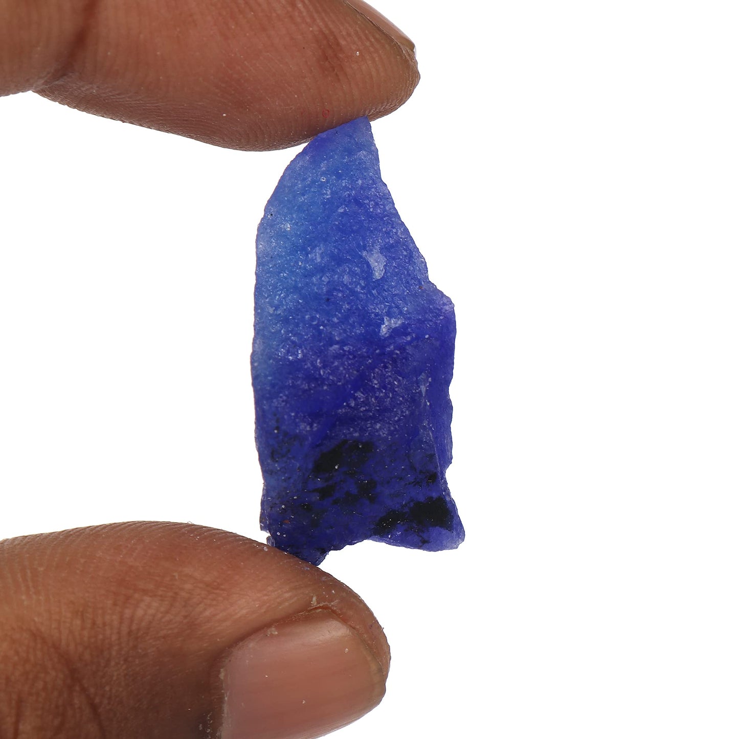 REAL-GEMS Gemstone Beads For Necklace 12.45-65.00 Blue Sapphire Crystal Beads Necklace For Women And Men
