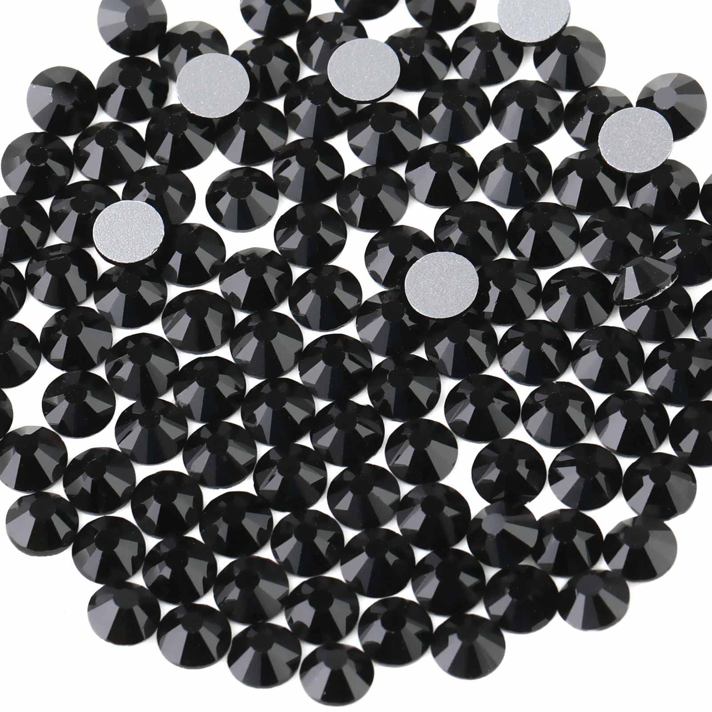 Beadsland 1440 Piece Flat Back Crystal Rhinestones Round Gems, Sapphire(SS10(2.7-2.8mm))