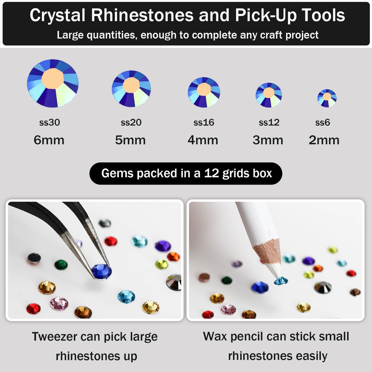 B7000 Clear Glue with 4000PCS Light Blue AB Rhinestones for Crafts Clothing Fabric Shoes, Glue Fix Sky Blue Flatback Gems for Nails Face Jewelry, Mixed 5 Sizes Diamond Gemstones Bejeweled Kit