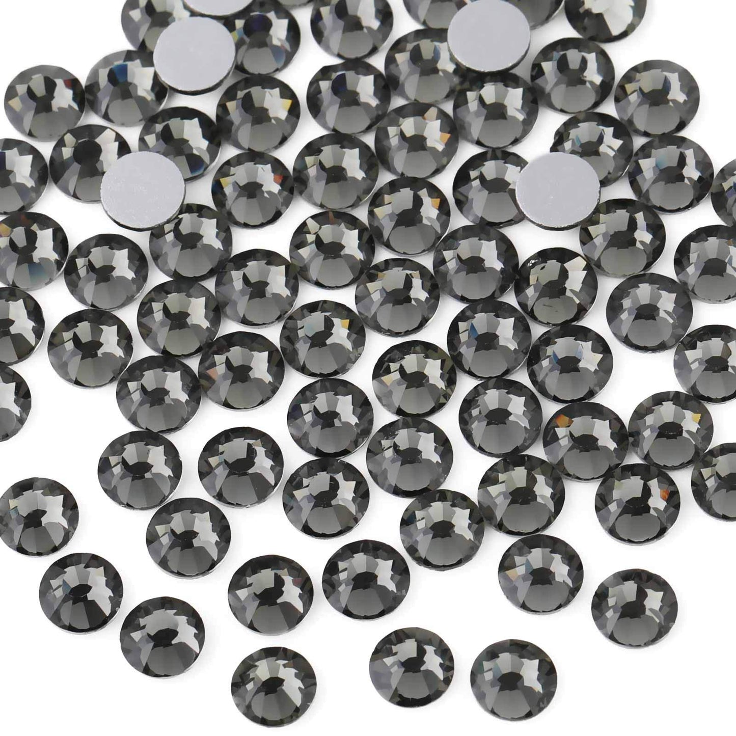 Beadsland 1440 Piece Flat Back Crystal Rhinestones Round Gems, Sapphire(SS10(2.7-2.8mm))