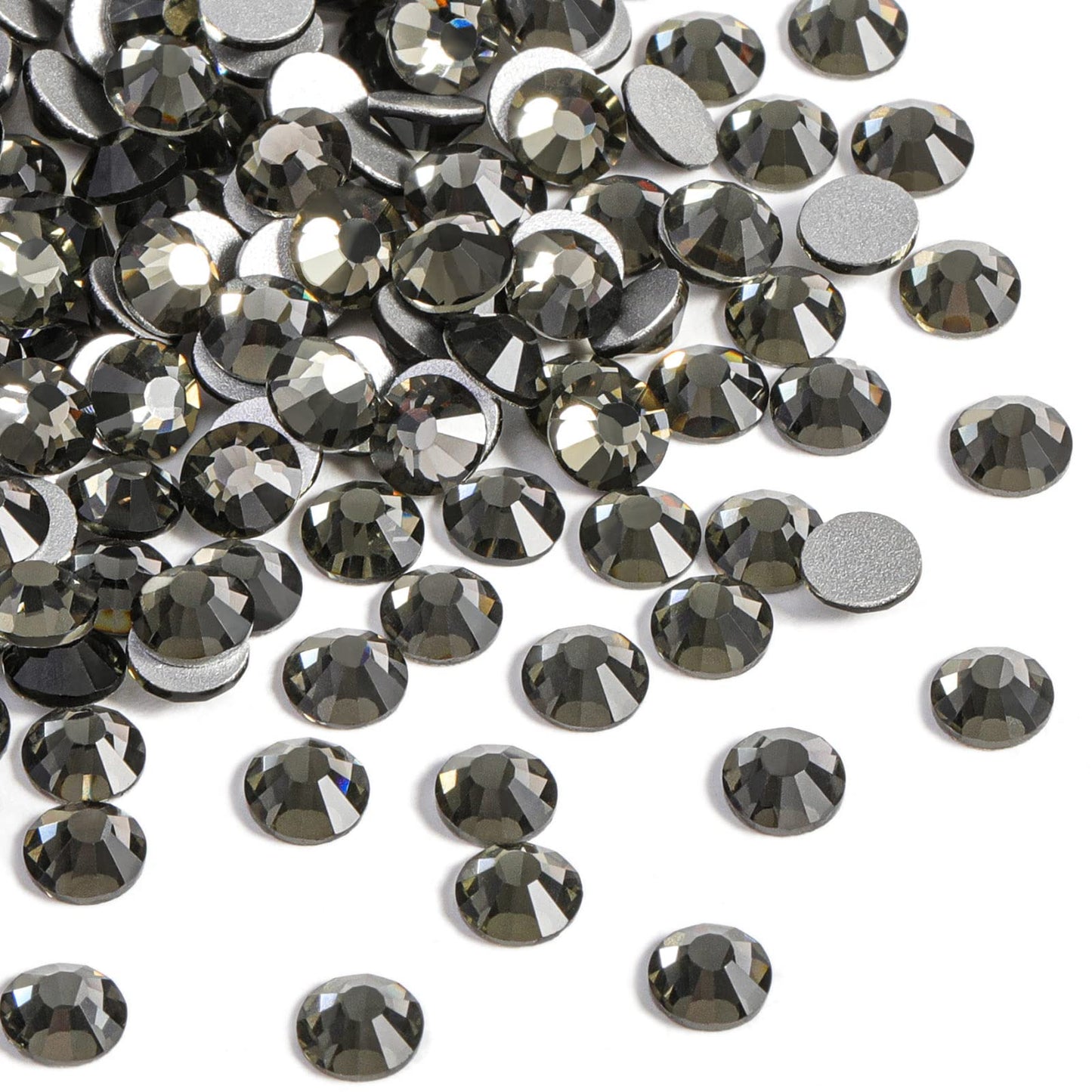 Beadsland 1440 Piece Flat Back Crystal Rhinestones Round Gems, Sapphire(SS10(2.7-2.8mm))