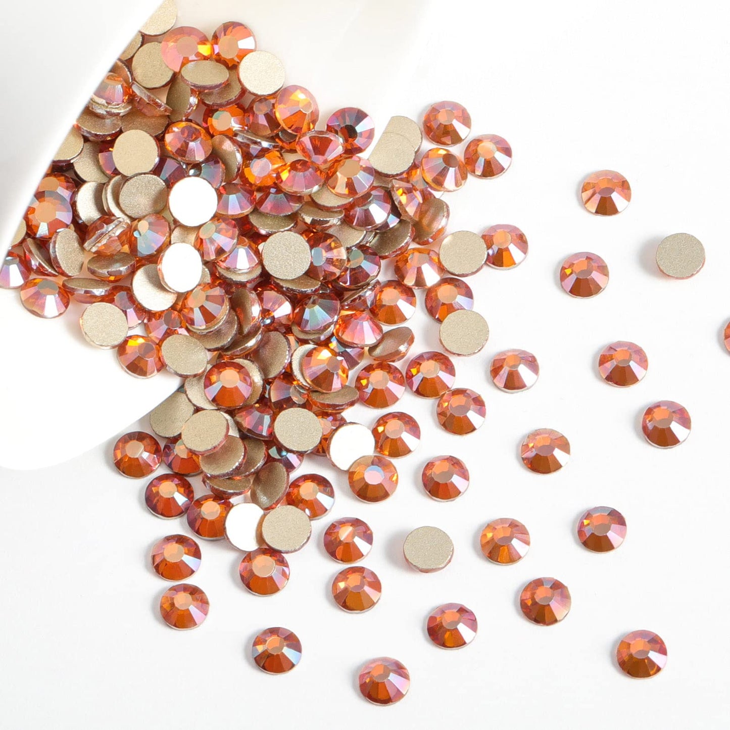Beadsland 1440 Piece Flat Back Crystal Rhinestones Round Gems, Sapphire(SS10(2.7-2.8mm))