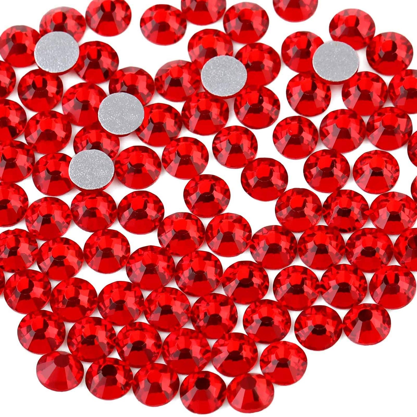 Beadsland 1440 Piece Flat Back Crystal Rhinestones Round Gems, Sapphire(SS10(2.7-2.8mm))