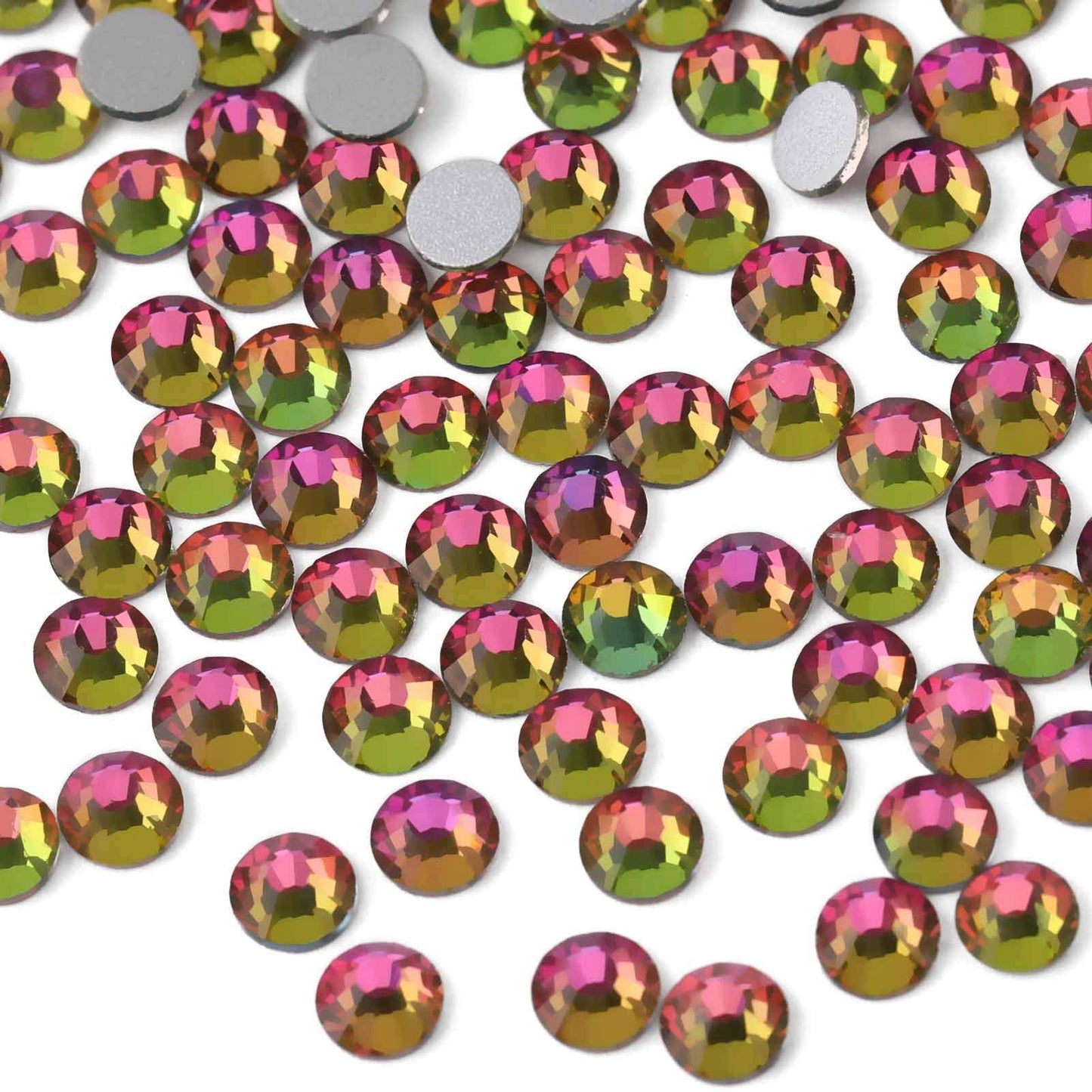 Beadsland 1440 Piece Flat Back Crystal Rhinestones Round Gems, Sapphire(SS10(2.7-2.8mm))
