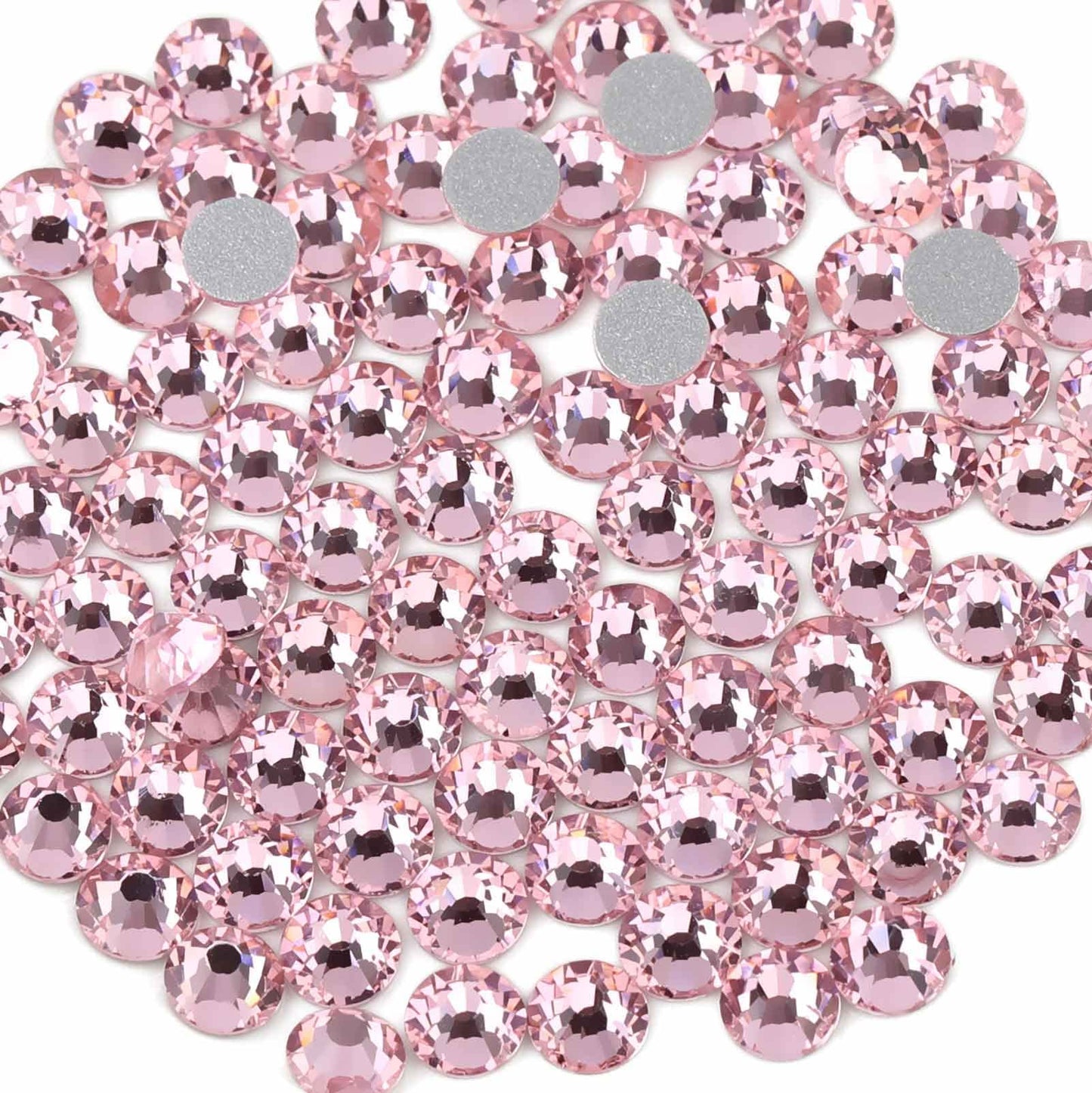 Beadsland 1440 Piece Flat Back Crystal Rhinestones Round Gems, Sapphire(SS10(2.7-2.8mm))