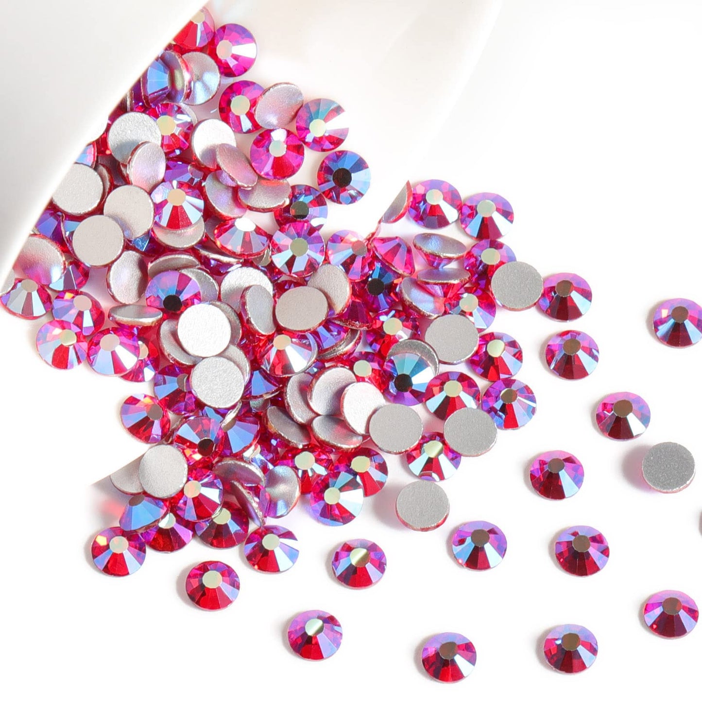 Beadsland 1440 Piece Flat Back Crystal Rhinestones Round Gems, Sapphire(SS10(2.7-2.8mm))