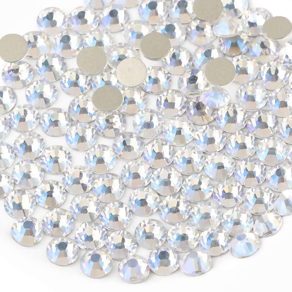 Beadsland 1440 Piece Flat Back Crystal Rhinestones Round Gems, Sapphire(SS10(2.7-2.8mm))