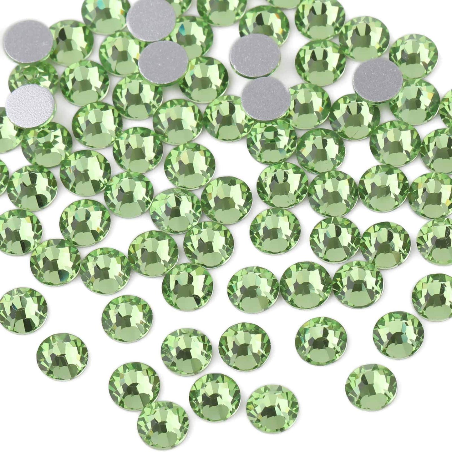 Beadsland 1440 Piece Flat Back Crystal Rhinestones Round Gems, Sapphire(SS10(2.7-2.8mm))