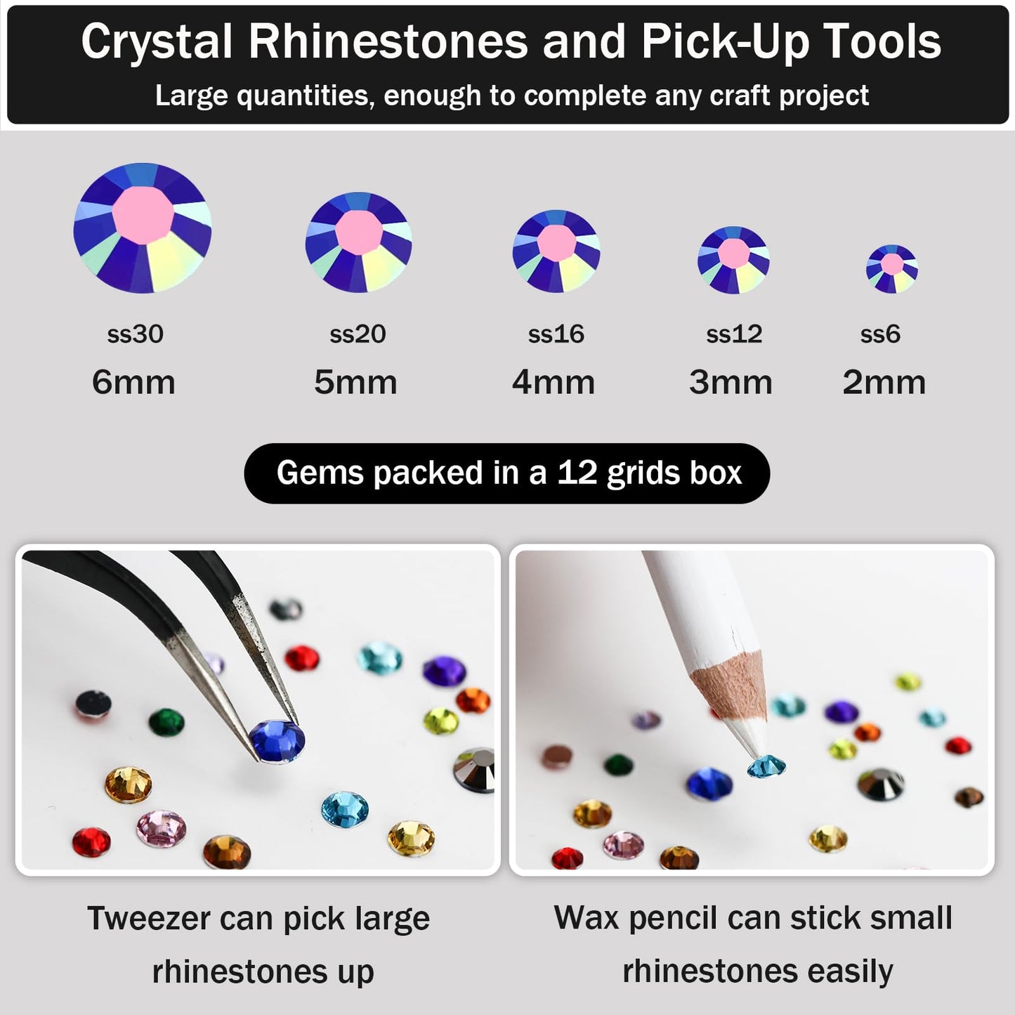 B7000 Clear Glue with 4000PCS Light Blue AB Rhinestones for Crafts Clothing Fabric Shoes, Glue Fix Sky Blue Flatback Gems for Nails Face Jewelry, Mixed 5 Sizes Diamond Gemstones Bejeweled Kit