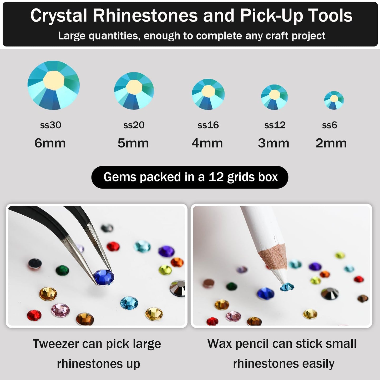 B7000 Clear Glue with 4000PCS Light Blue AB Rhinestones for Crafts Clothing Fabric Shoes, Glue Fix Sky Blue Flatback Gems for Nails Face Jewelry, Mixed 5 Sizes Diamond Gemstones Bejeweled Kit