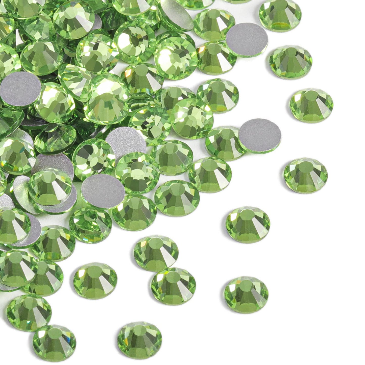 Beadsland 1440 Piece Flat Back Crystal Rhinestones Round Gems, Sapphire(SS10(2.7-2.8mm))