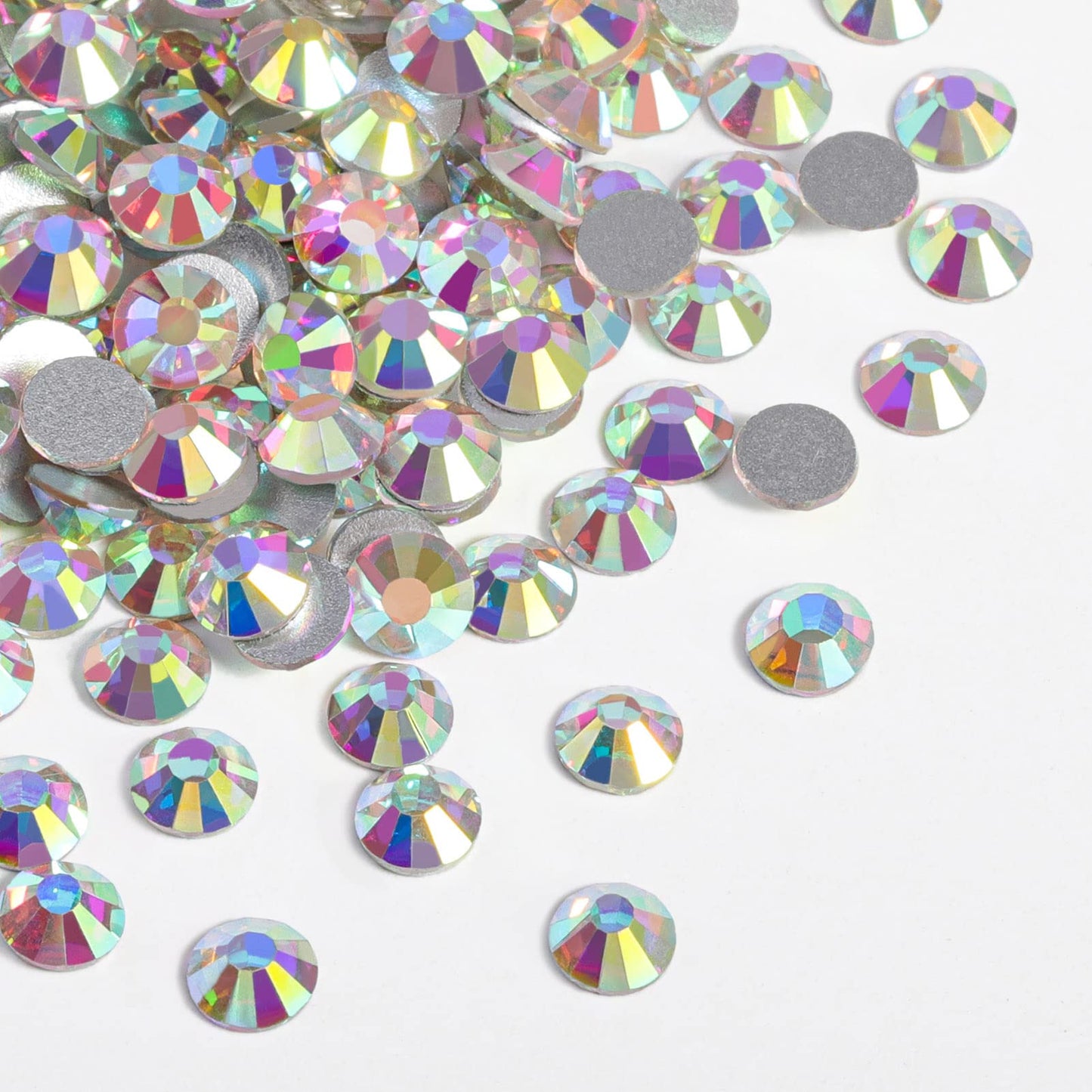 Beadsland 1440 Piece Flat Back Crystal Rhinestones Round Gems, Sapphire(SS10(2.7-2.8mm))