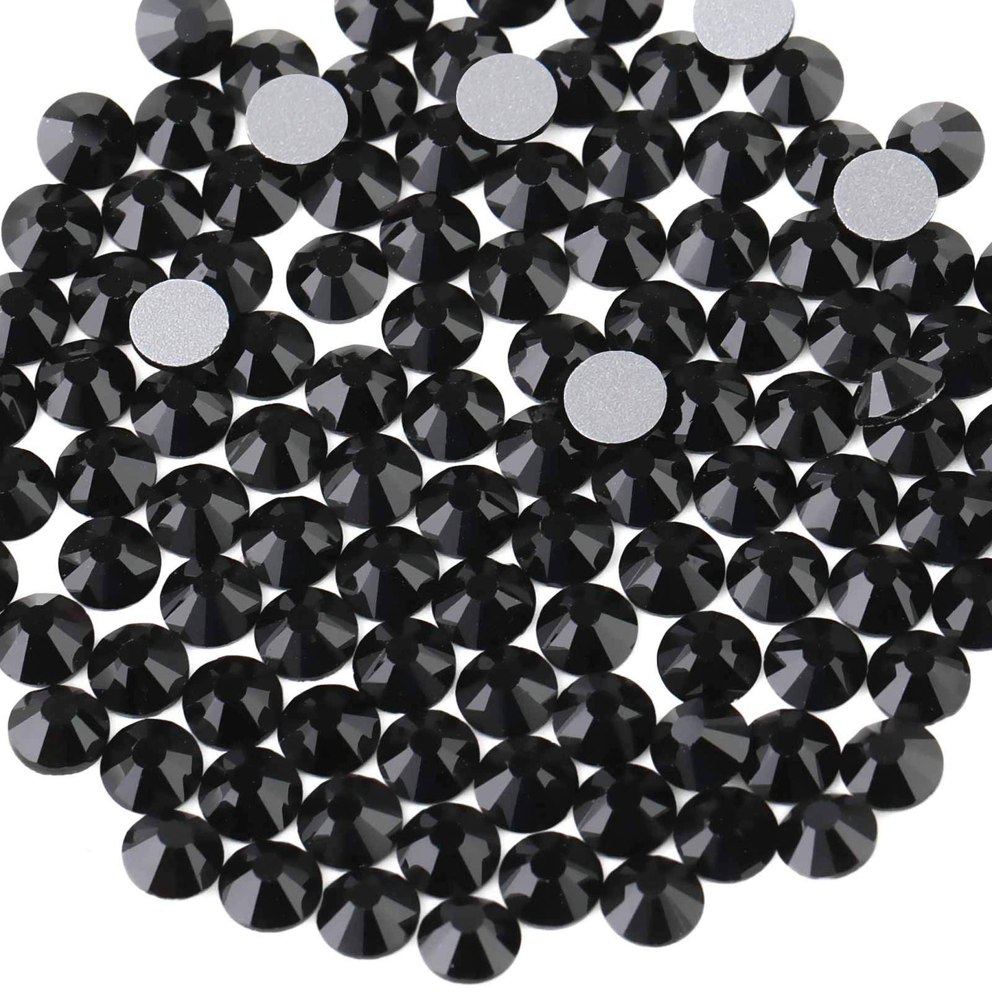 Beadsland 1440 Piece Flat Back Crystal Rhinestones Round Gems, Sapphire(SS10(2.7-2.8mm))