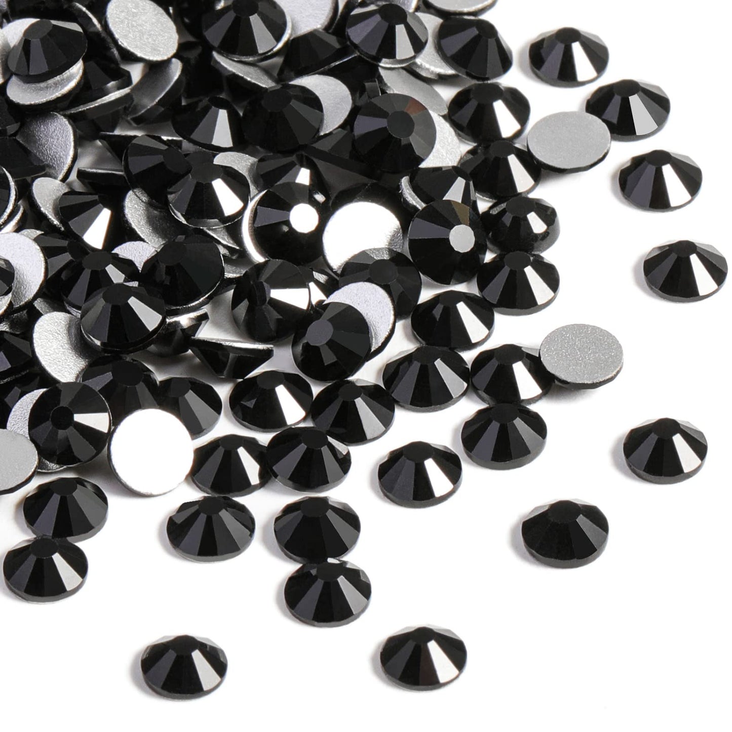 Beadsland 1440 Piece Flat Back Crystal Rhinestones Round Gems, Sapphire(SS10(2.7-2.8mm))