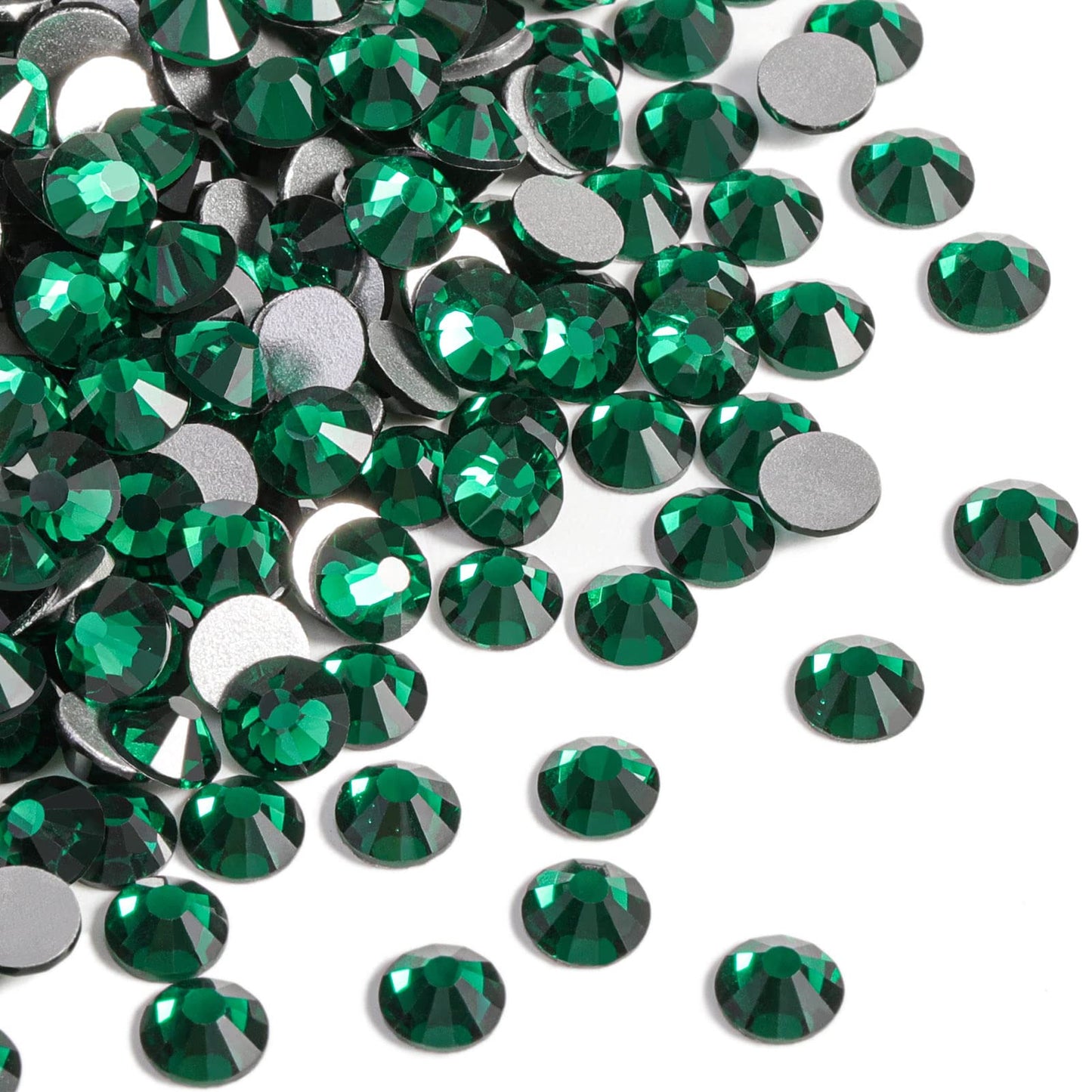 Beadsland 1440 Piece Flat Back Crystal Rhinestones Round Gems, Sapphire(SS10(2.7-2.8mm))