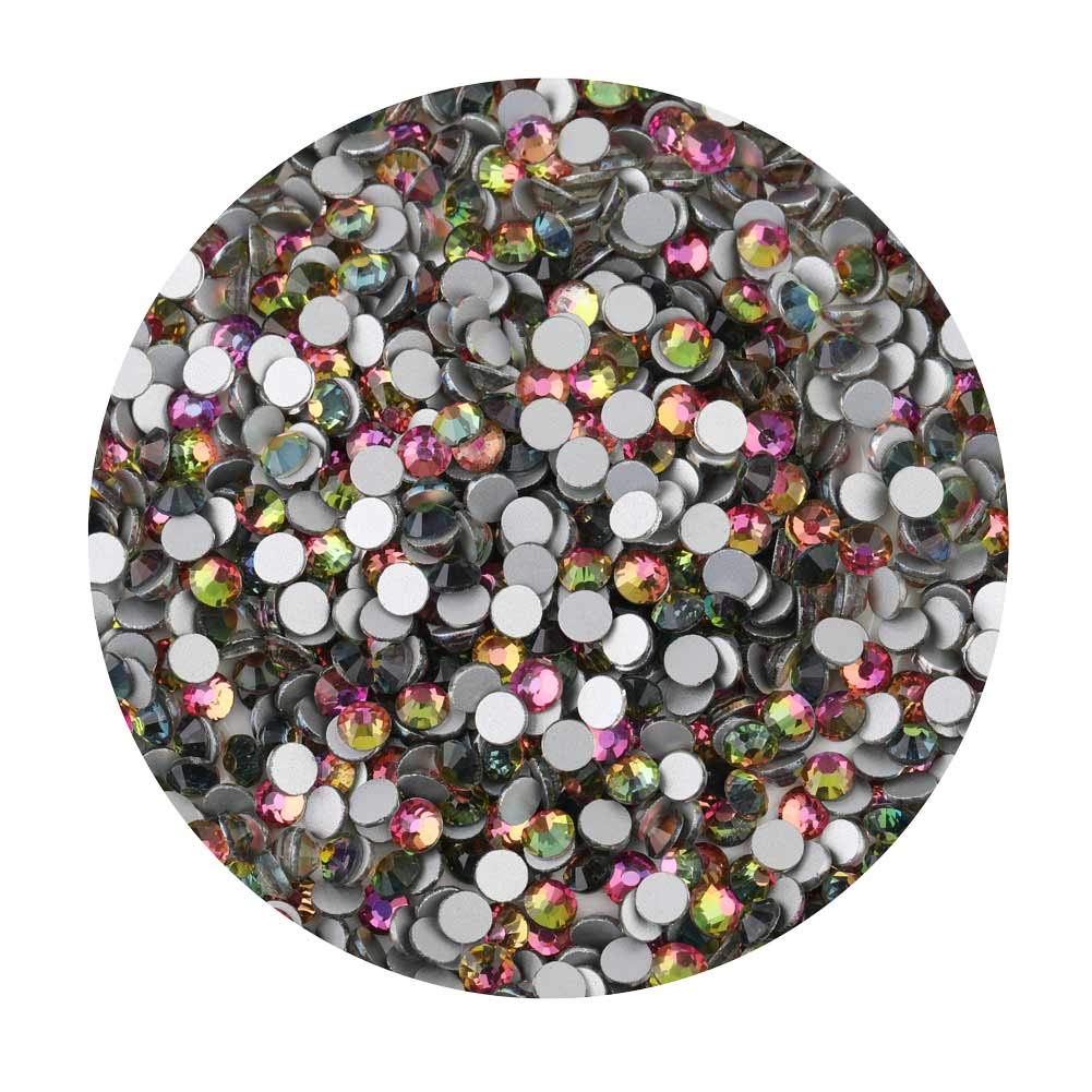 Beadsland 1440 Piece Flat Back Crystal Rhinestones Round Gems, Sapphire(SS10(2.7-2.8mm))