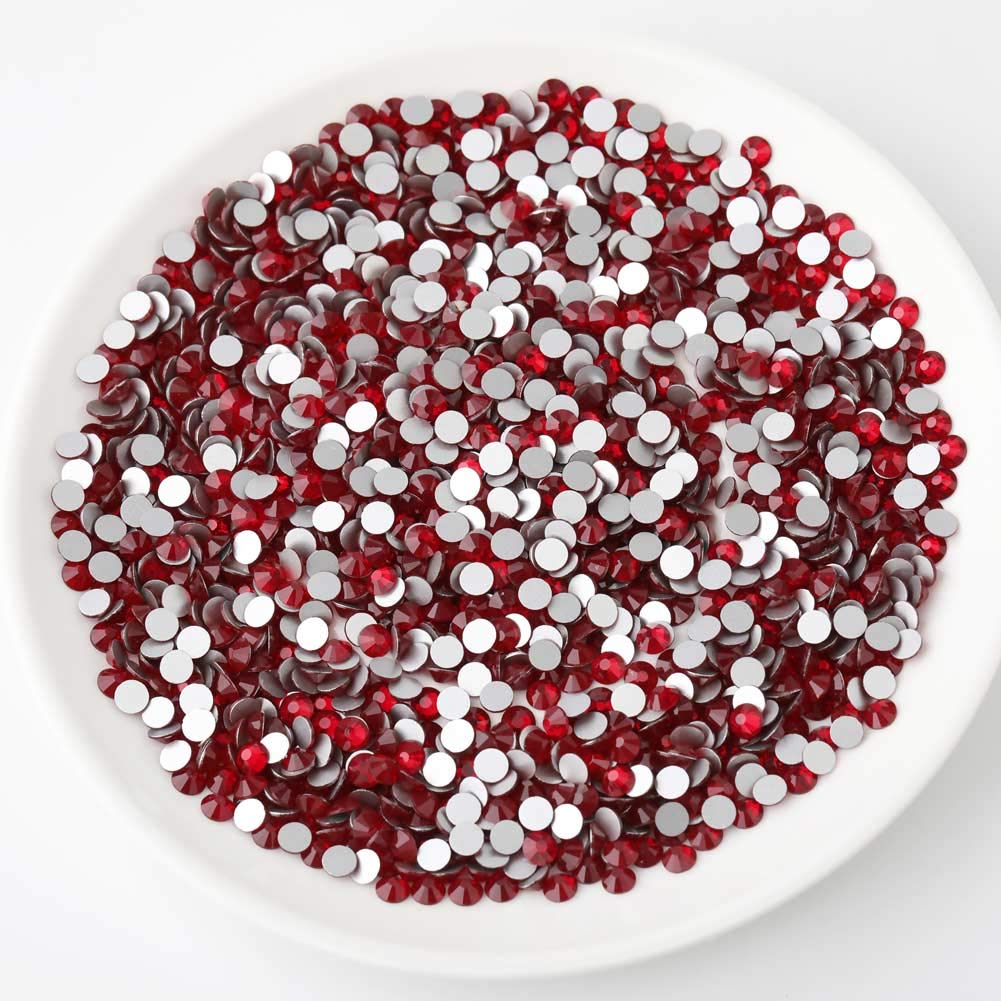 Beadsland 1440 Piece Flat Back Crystal Rhinestones Round Gems, Sapphire(SS10(2.7-2.8mm))