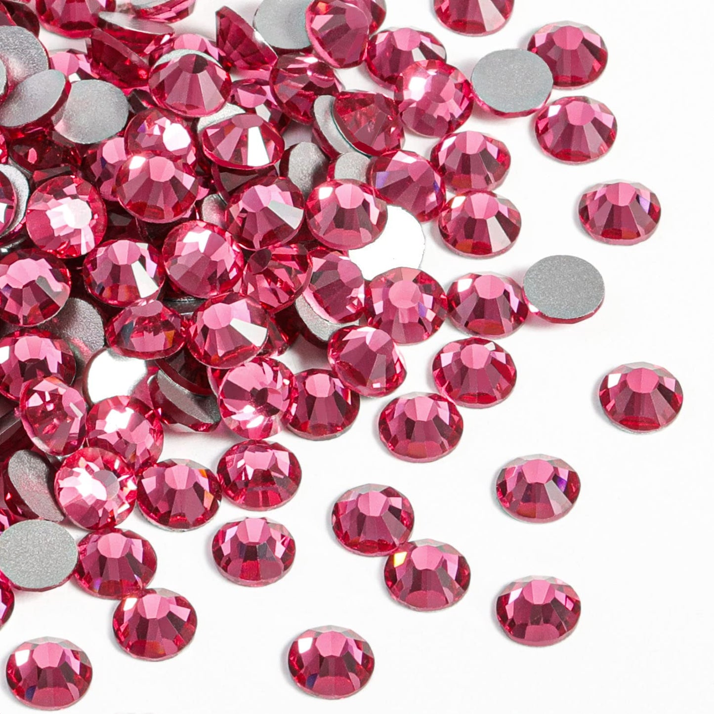 Beadsland 1440 Piece Flat Back Crystal Rhinestones Round Gems, Sapphire(SS10(2.7-2.8mm))