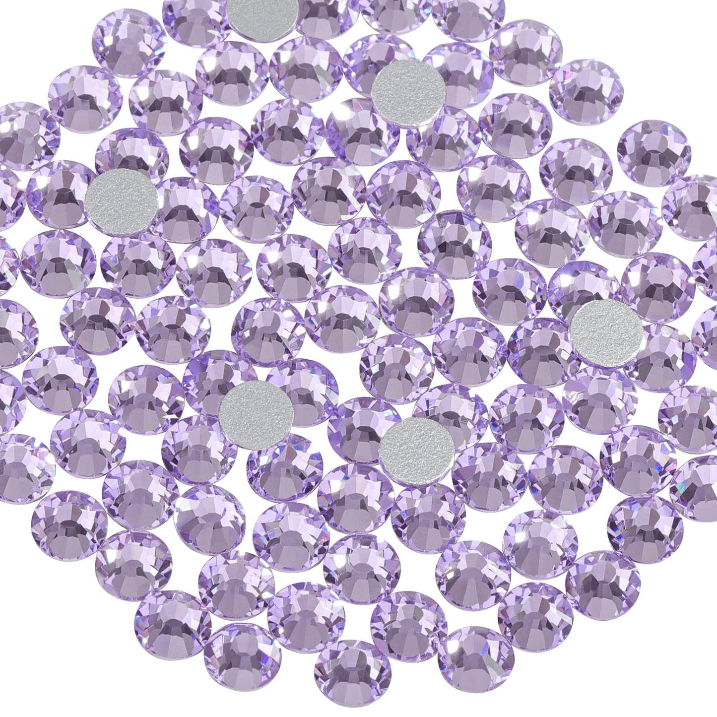 Beadsland 1440 Piece Flat Back Crystal Rhinestones Round Gems, Sapphire(SS10(2.7-2.8mm))