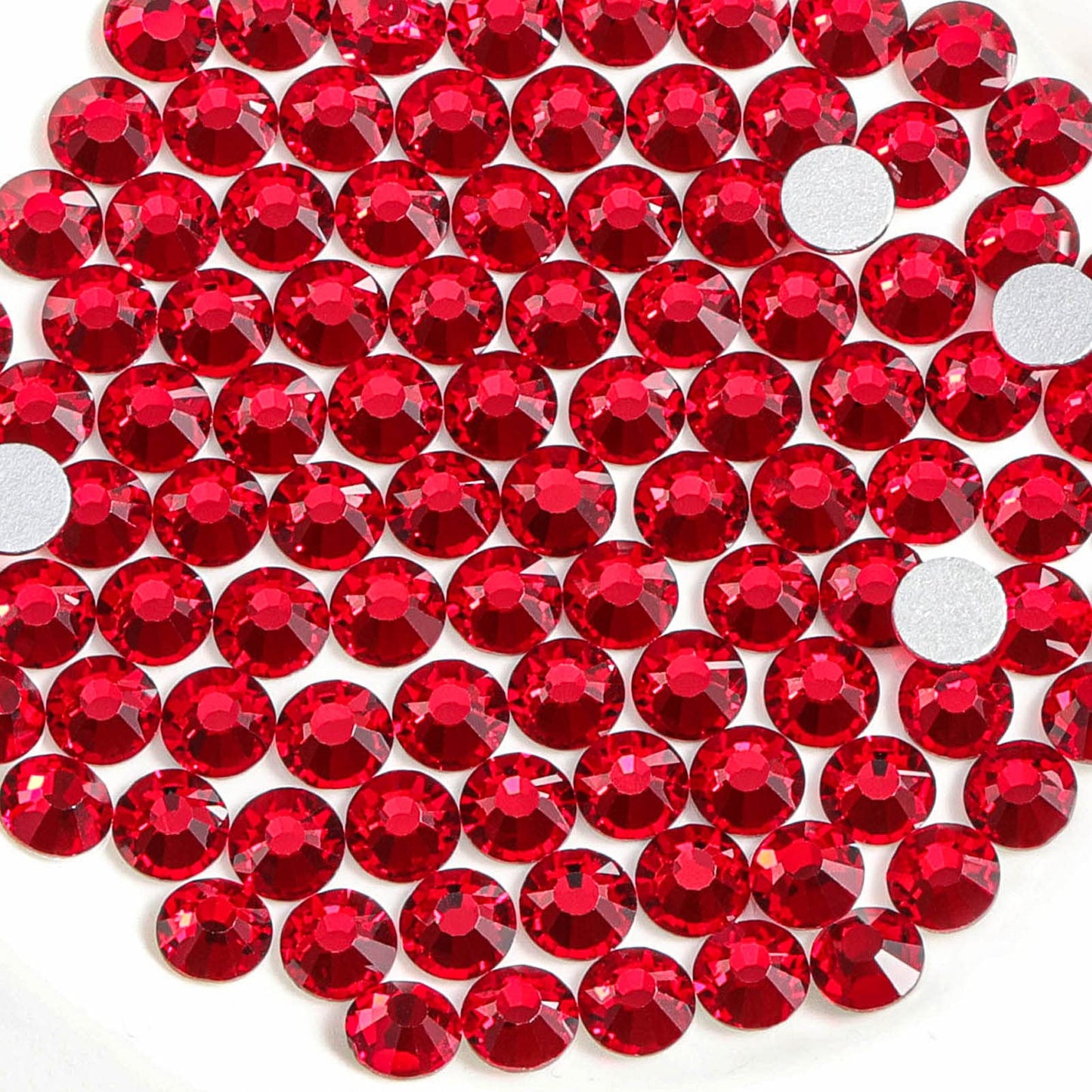 Beadsland 1440 Piece Flat Back Crystal Rhinestones Round Gems, Sapphire(SS10(2.7-2.8mm))