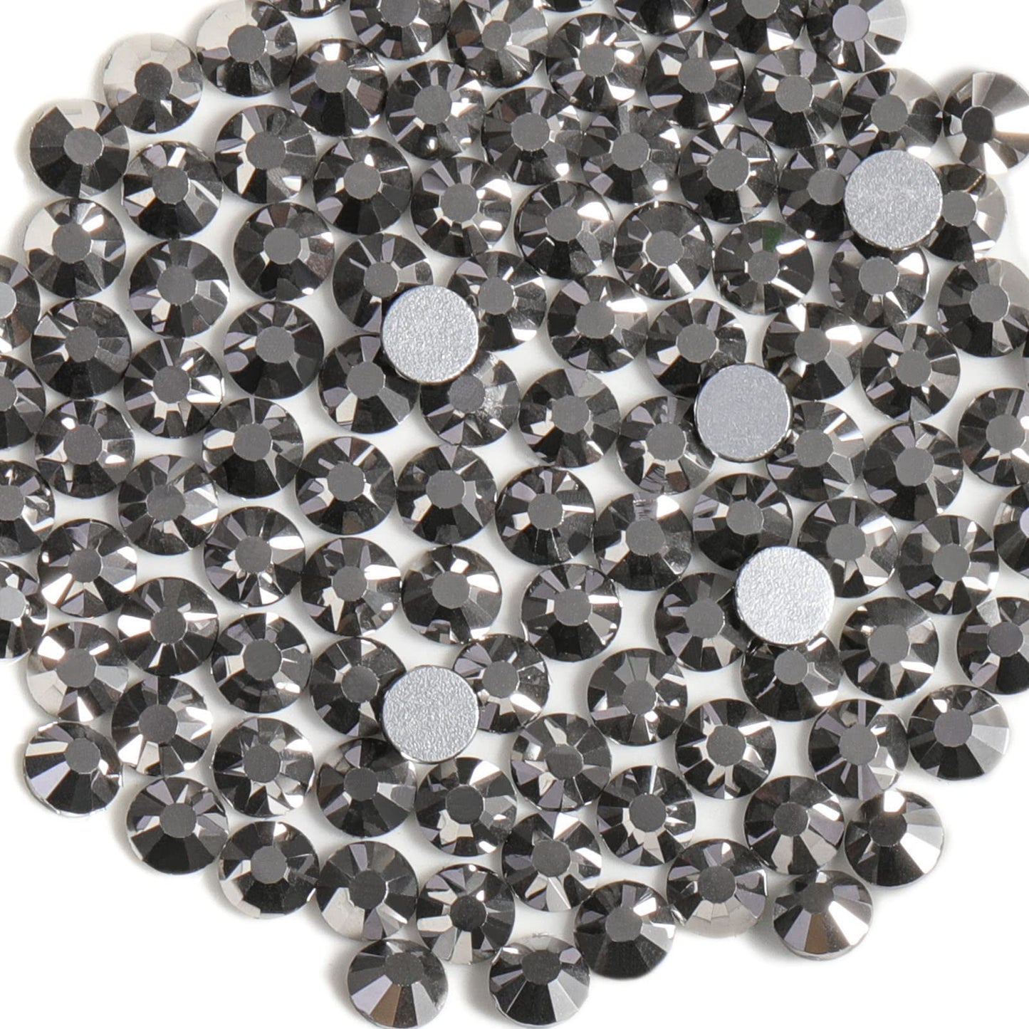 Beadsland 1440 Piece Flat Back Crystal Rhinestones Round Gems, Sapphire(SS10(2.7-2.8mm))