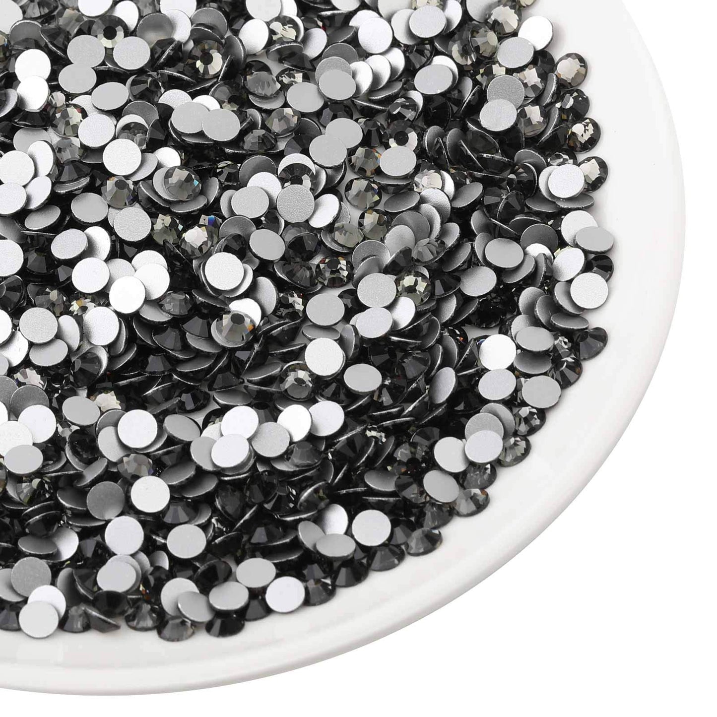 Beadsland 1440 Piece Flat Back Crystal Rhinestones Round Gems, Sapphire(SS10(2.7-2.8mm))