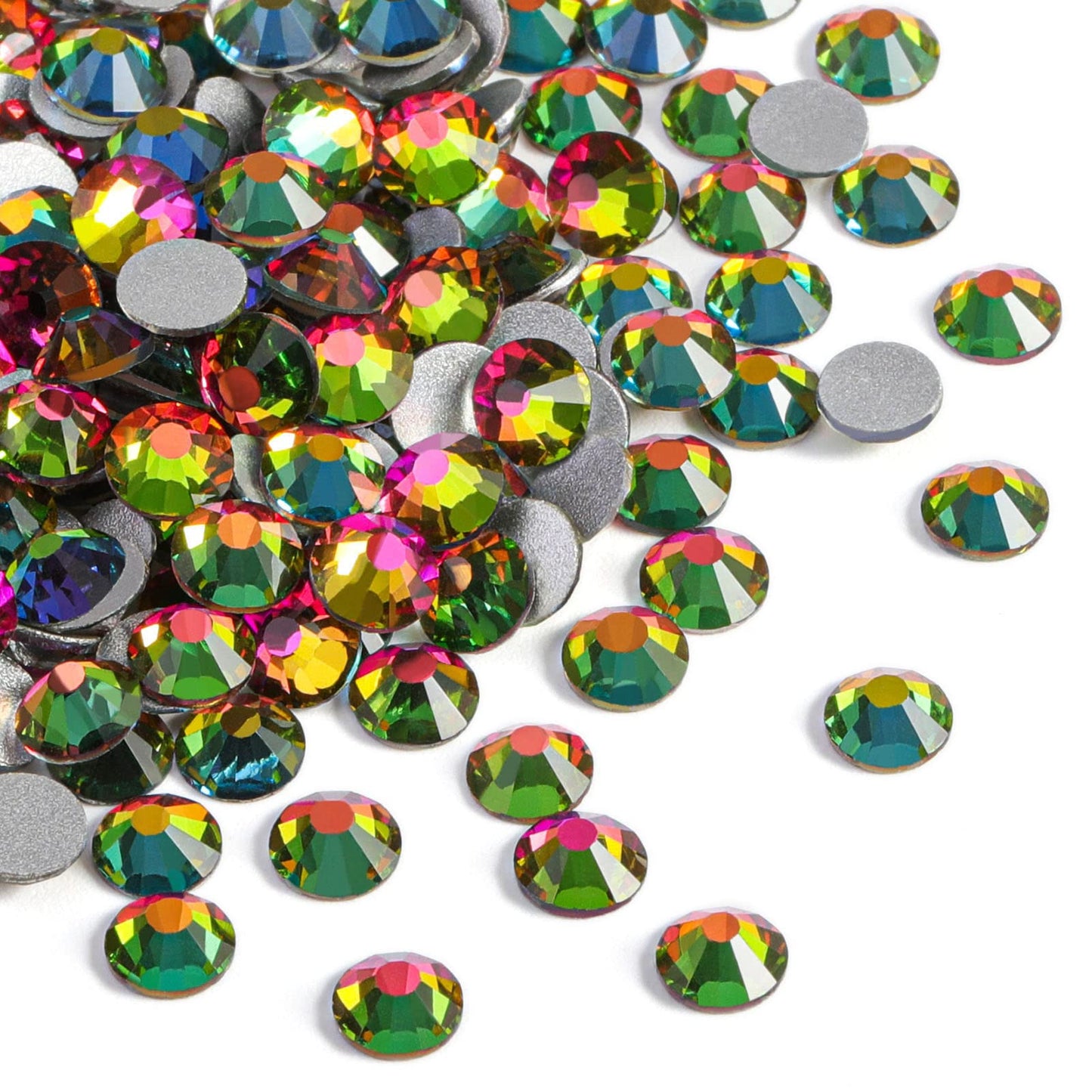 Beadsland 1440 Piece Flat Back Crystal Rhinestones Round Gems, Sapphire(SS10(2.7-2.8mm))