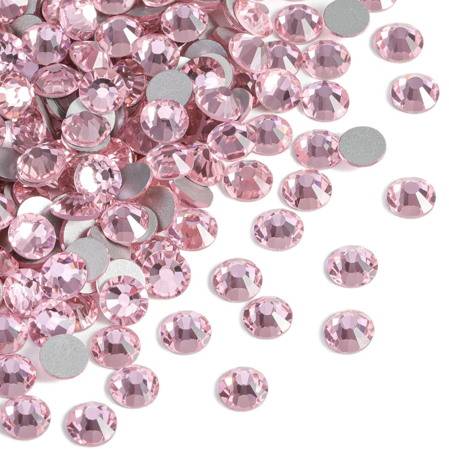 Beadsland 1440 Piece Flat Back Crystal Rhinestones Round Gems, Sapphire(SS10(2.7-2.8mm))