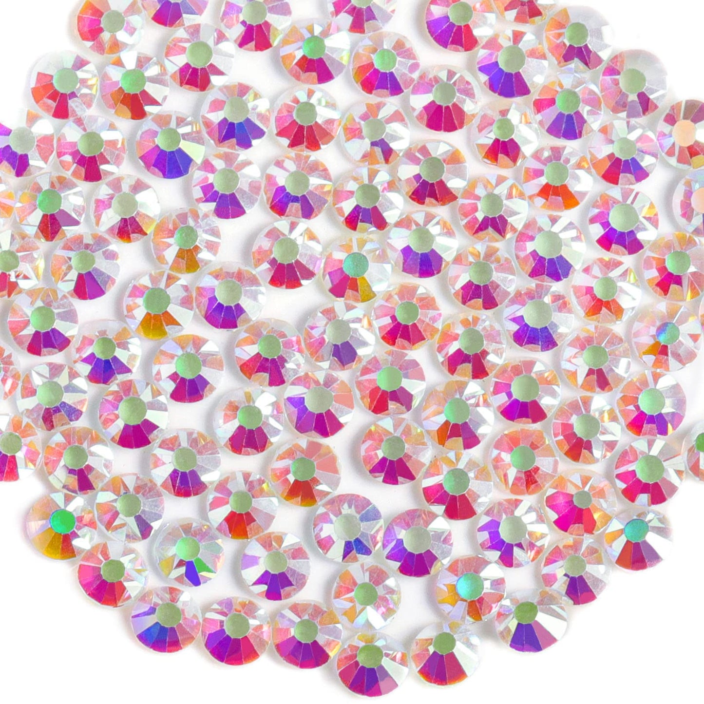 Beadsland 1440 Piece Flat Back Crystal Rhinestones Round Gems, Sapphire(SS10(2.7-2.8mm))