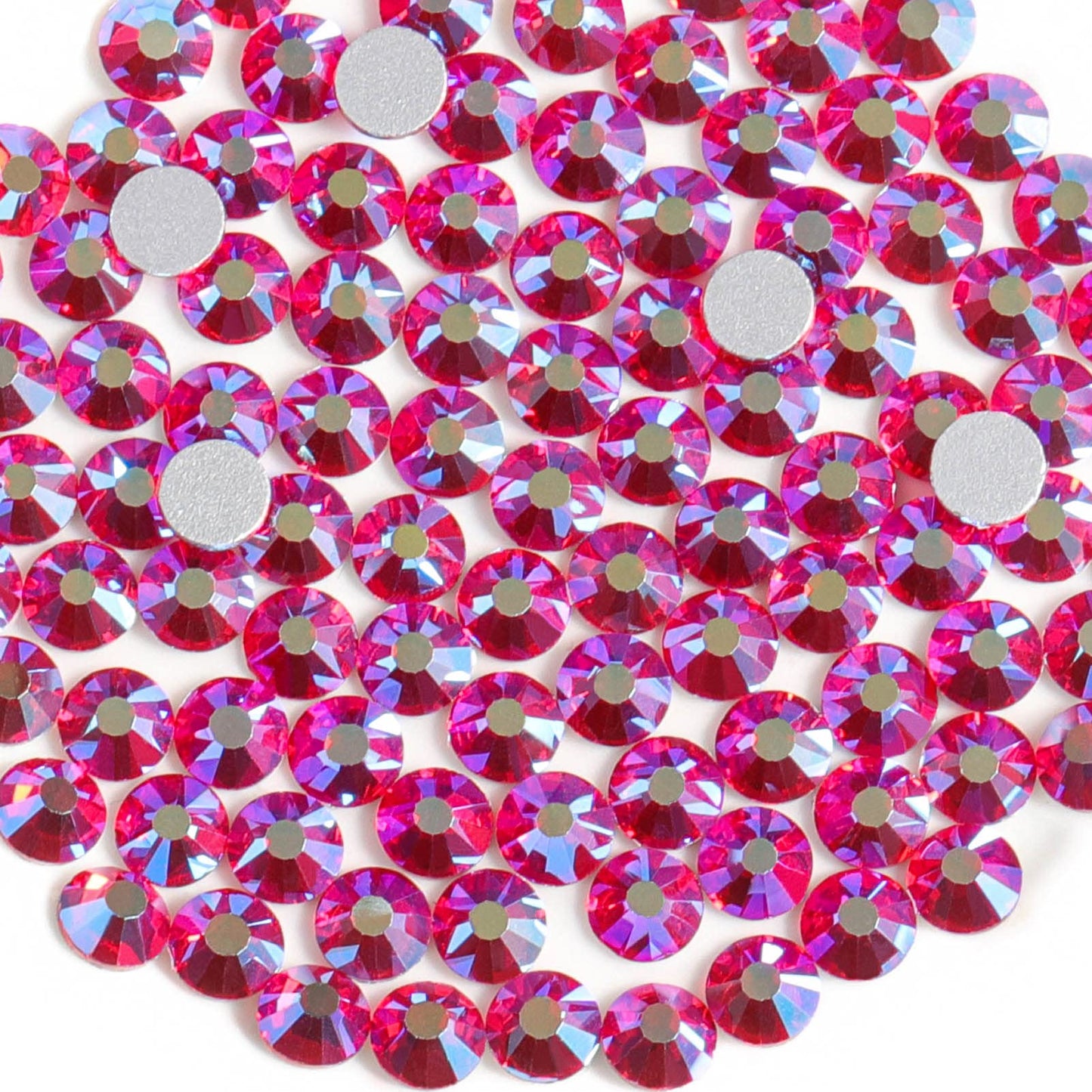 Beadsland 1440 Piece Flat Back Crystal Rhinestones Round Gems, Sapphire(SS10(2.7-2.8mm))