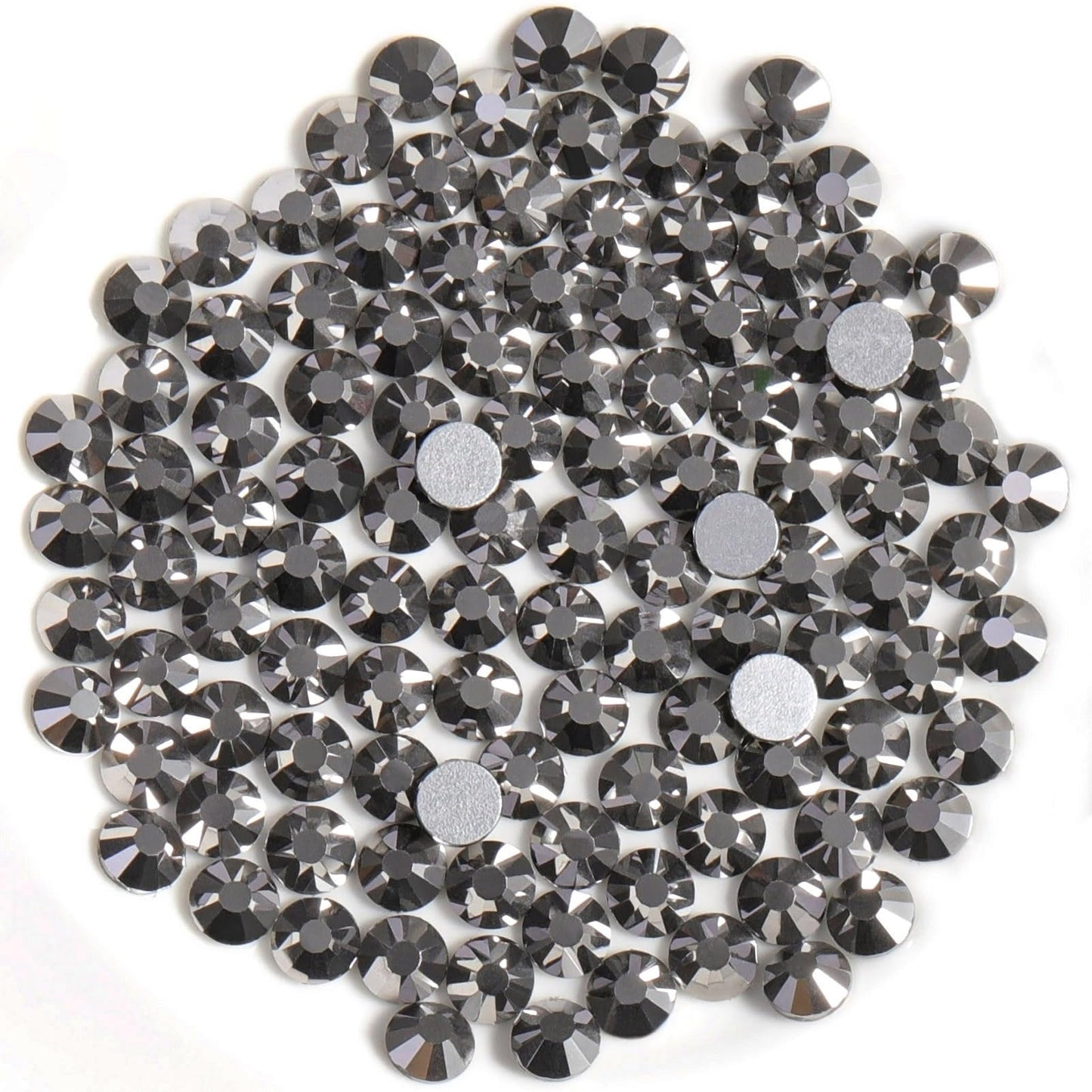 Beadsland 1440 Piece Flat Back Crystal Rhinestones Round Gems, Sapphire(SS10(2.7-2.8mm))