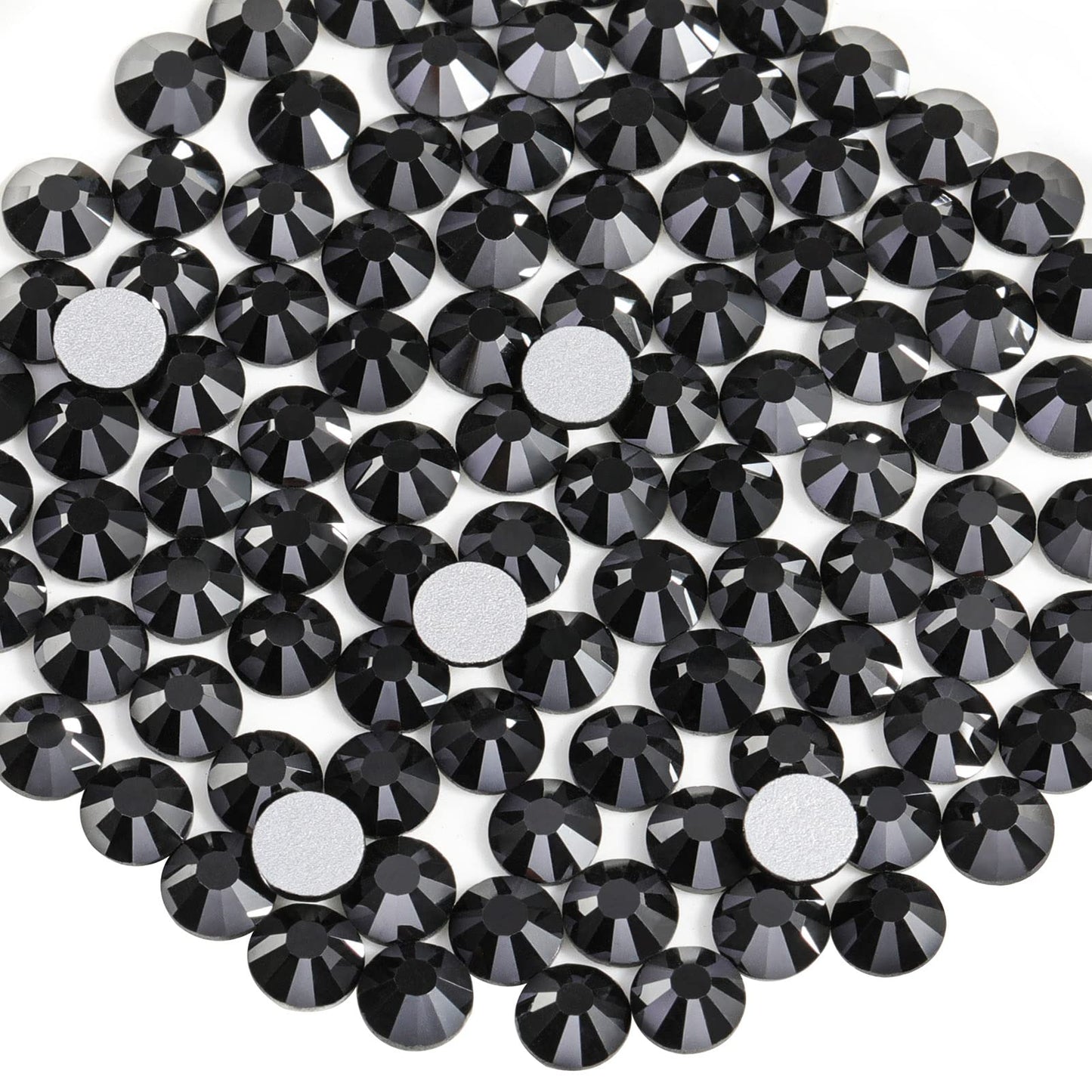 Beadsland 1440 Piece Flat Back Crystal Rhinestones Round Gems, Sapphire(SS10(2.7-2.8mm))