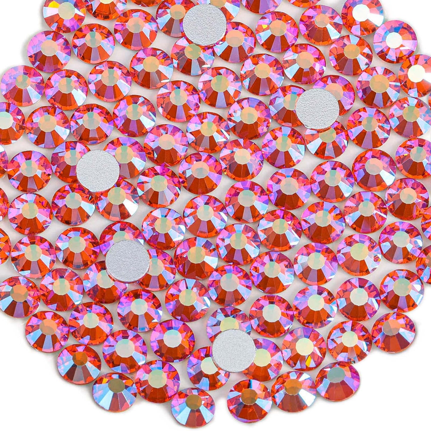 Beadsland 1440 Piece Flat Back Crystal Rhinestones Round Gems, Sapphire(SS10(2.7-2.8mm))