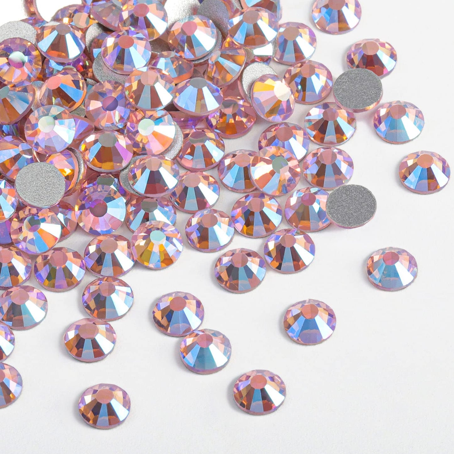 Beadsland 1440 Piece Flat Back Crystal Rhinestones Round Gems, Sapphire(SS10(2.7-2.8mm))