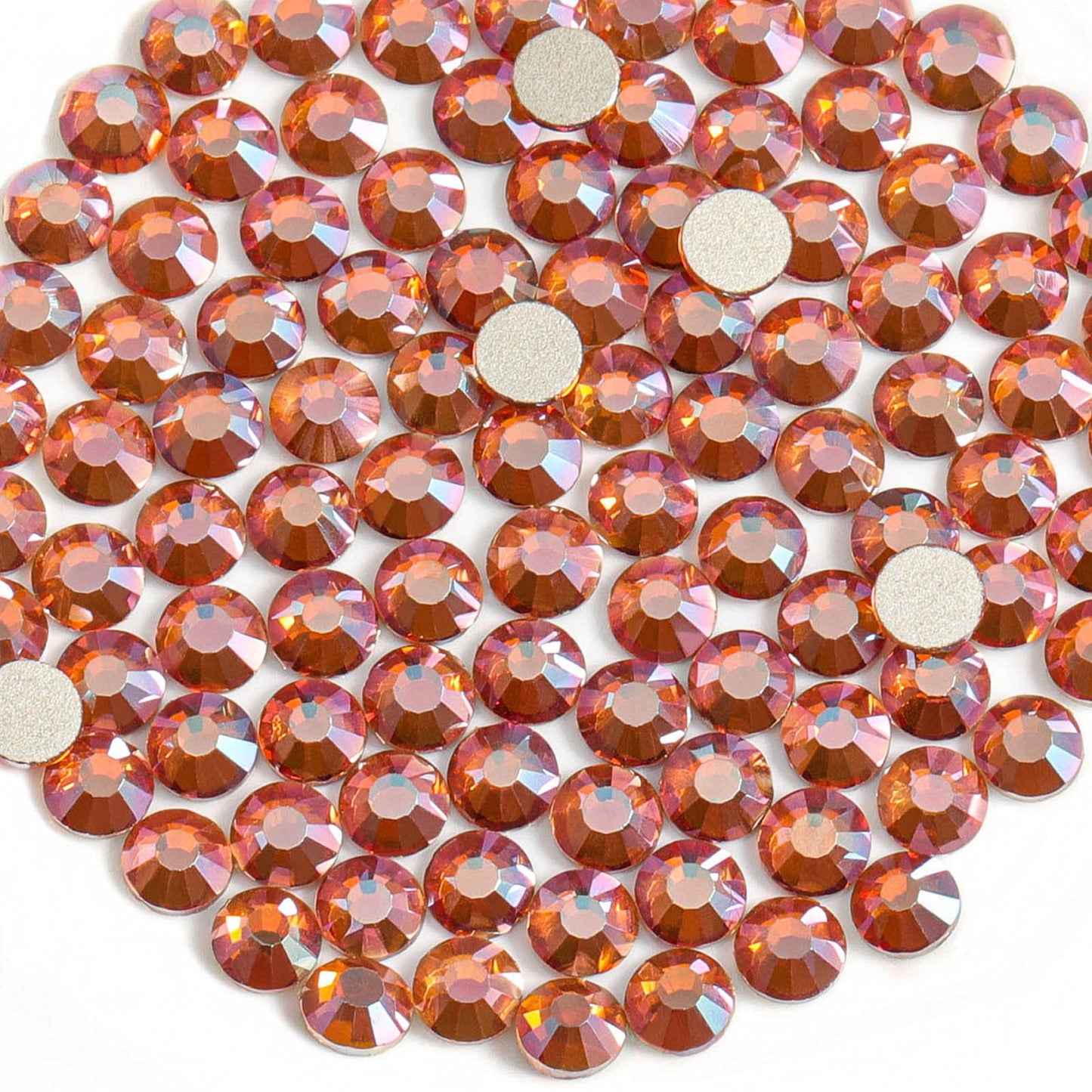 Beadsland 1440 Piece Flat Back Crystal Rhinestones Round Gems, Sapphire(SS10(2.7-2.8mm))