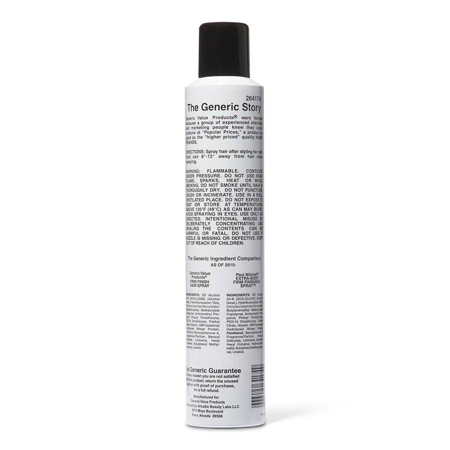 Firm Finishing Hair Spray Compare to Paul Mitchell Extra-Body Firm Finishing Spray