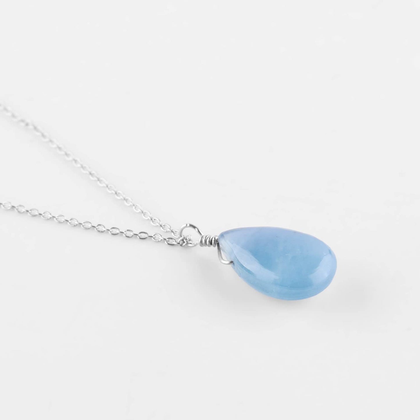 Luxurious Natural Blue Sapphire Gemstone Necklace - Chakra Healing Crystals, 925 Sterling Silver Handmade Statement Jewelry, Valentine Gift for Women, 18 inch by Odrillion Gems