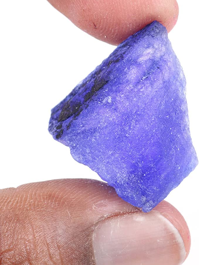 REAL-GEMS Gemstone Beads For Necklace 12.45-65.00 Blue Sapphire Crystal Beads Necklace For Women And Men