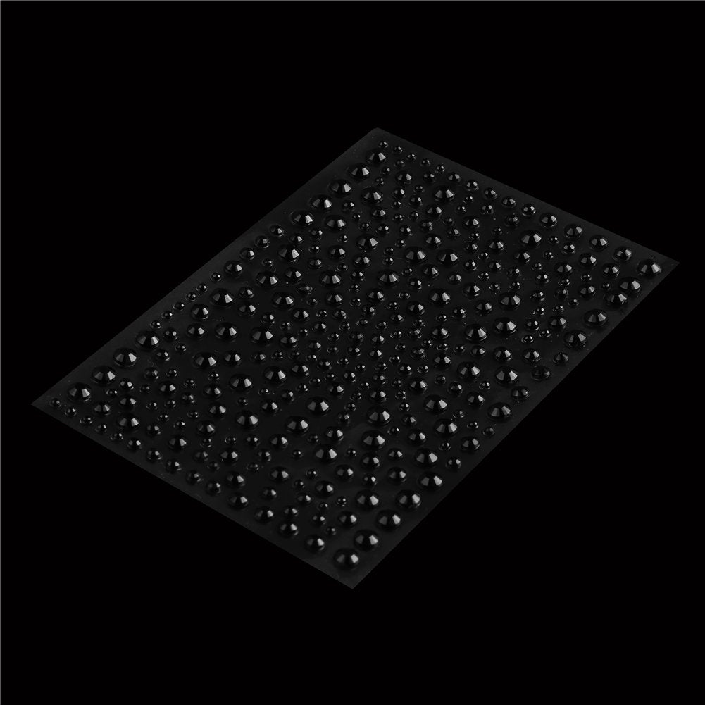 DECORA 325pcs Blue Rhinestone Stickers Self-Adhesive Gemstone Embellishment Stickers for Nail Art Makeup Scrapbooking and Crafts