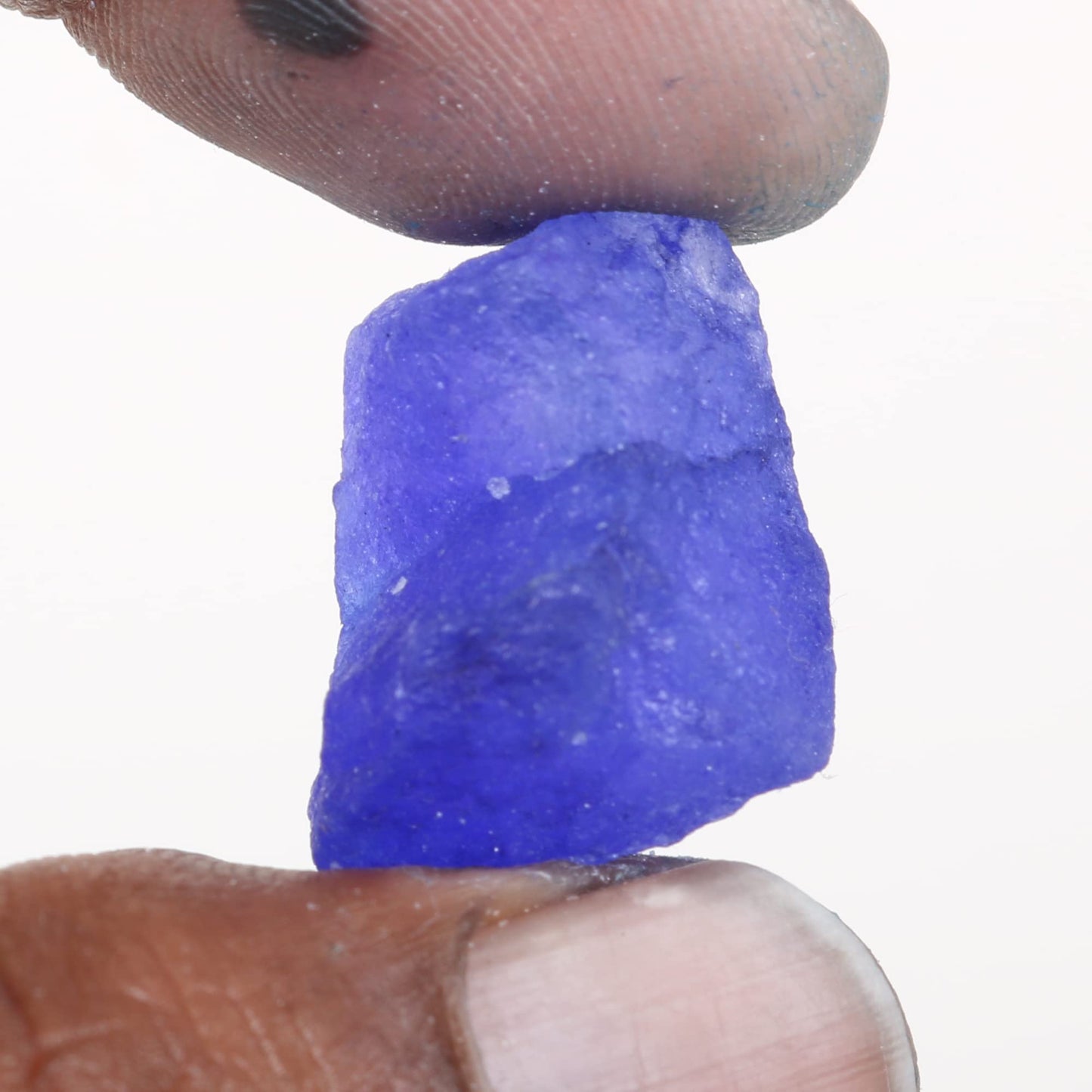 REAL-GEMS Gemstone Beads For Necklace 12.45-65.00 Blue Sapphire Crystal Beads Necklace For Women And Men
