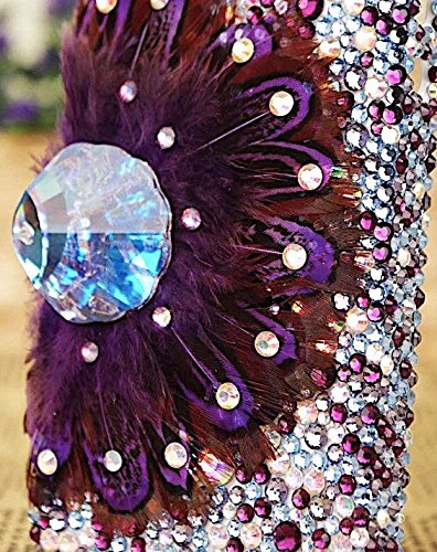 DECORA 325pcs Blue Rhinestone Stickers Self-Adhesive Gemstone Embellishment Stickers for Nail Art Makeup Scrapbooking and Crafts