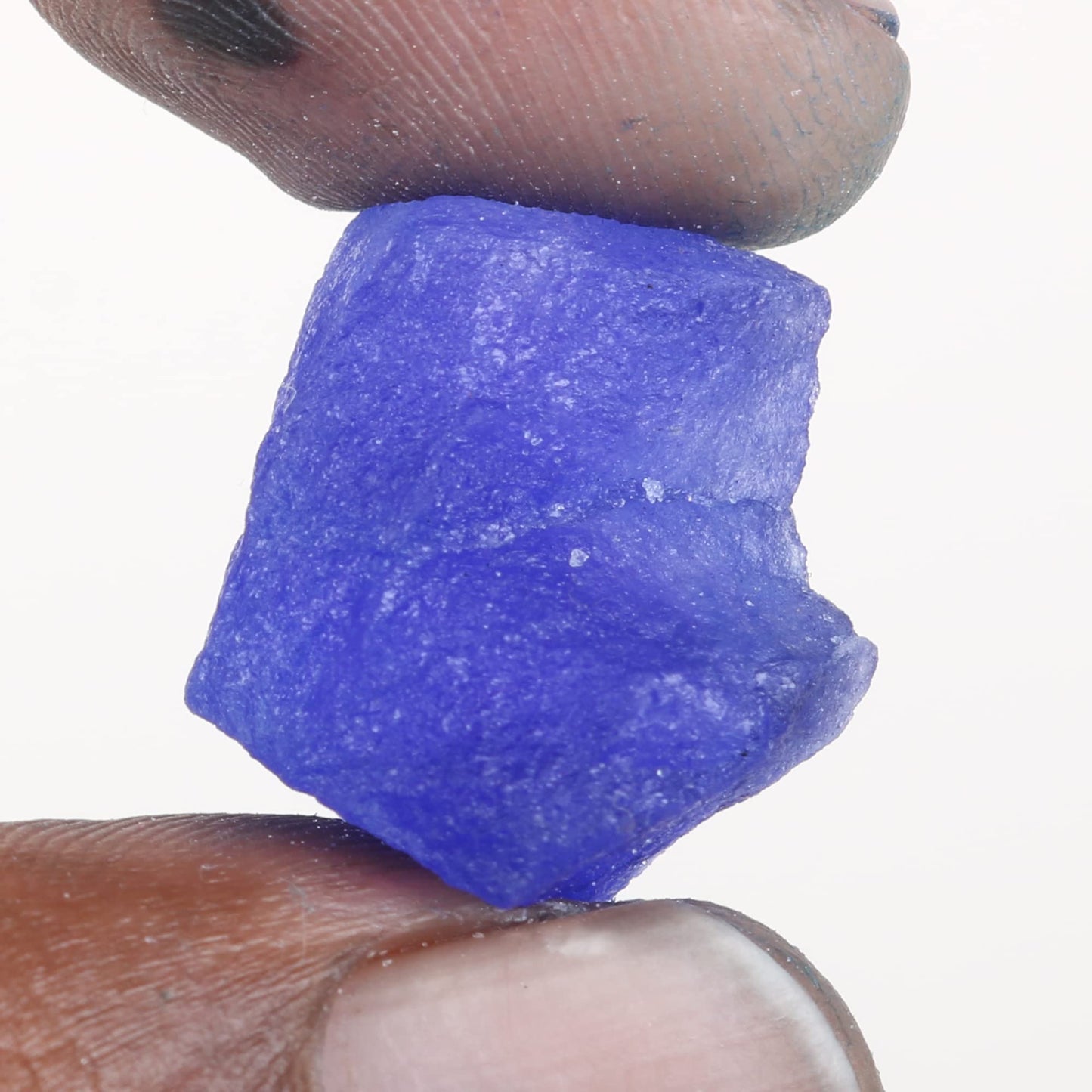 REAL-GEMS Gemstone Beads For Necklace 12.45-65.00 Blue Sapphire Crystal Beads Necklace For Women And Men