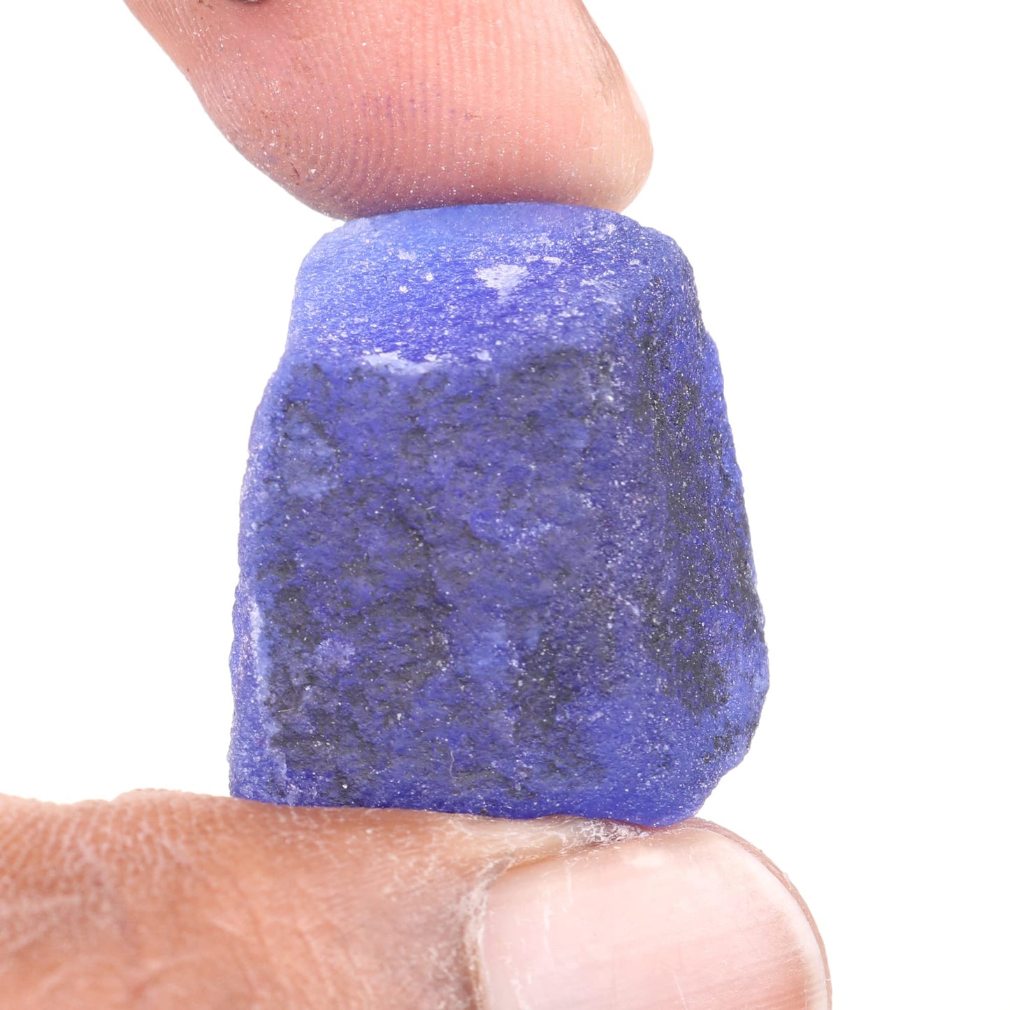 REAL-GEMS Gemstone Beads For Necklace 12.45-65.00 Blue Sapphire Crystal Beads Necklace For Women And Men