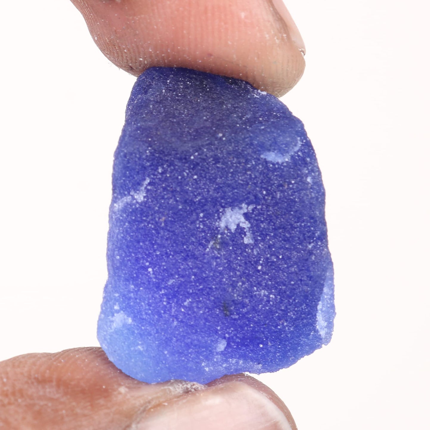 REAL-GEMS Gemstone Beads For Necklace 12.45-65.00 Blue Sapphire Crystal Beads Necklace For Women And Men