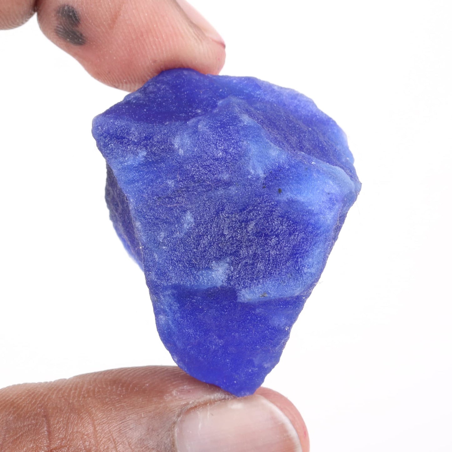 REAL-GEMS Gemstone Beads For Necklace 12.45-65.00 Blue Sapphire Crystal Beads Necklace For Women And Men