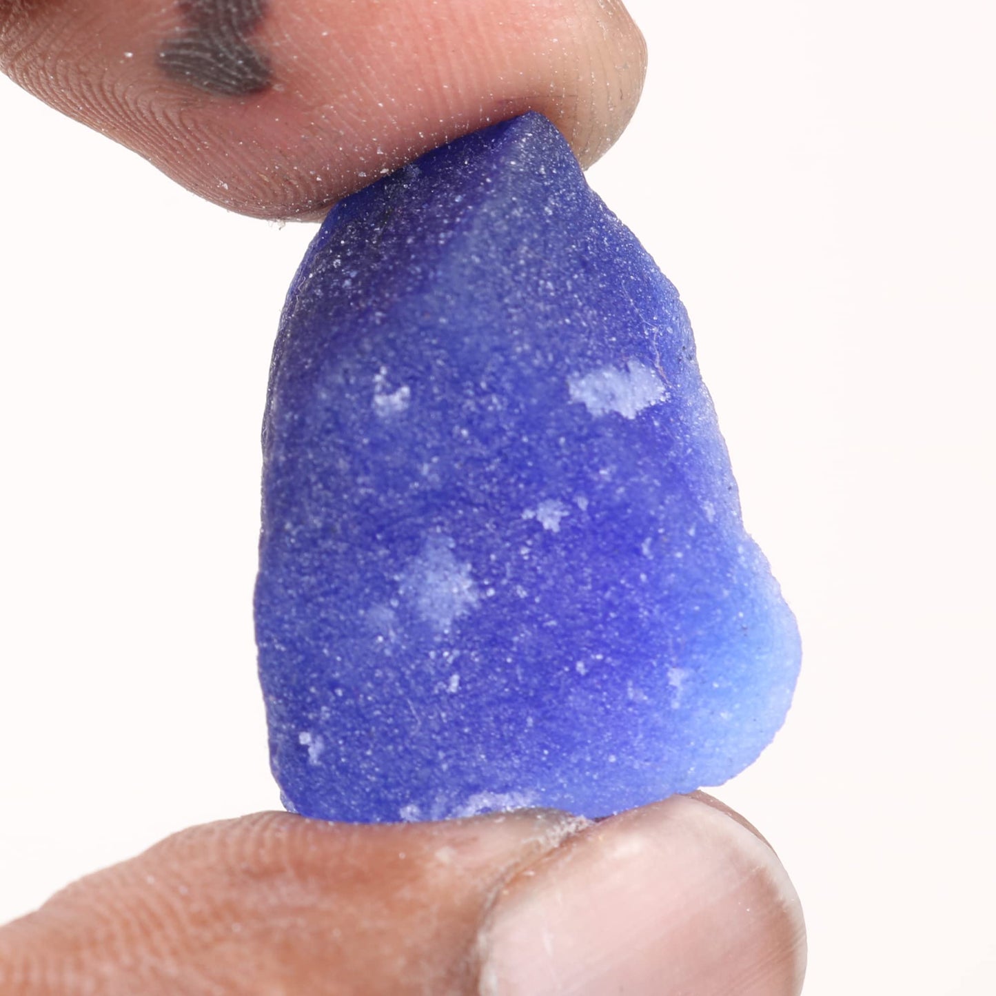REAL-GEMS Gemstone Beads For Necklace 12.45-65.00 Blue Sapphire Crystal Beads Necklace For Women And Men