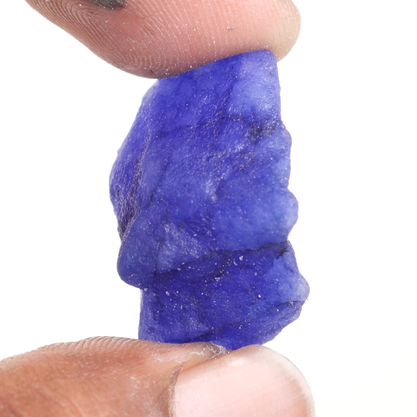 REAL-GEMS Gemstone Beads For Necklace 12.45-65.00 Blue Sapphire Crystal Beads Necklace For Women And Men
