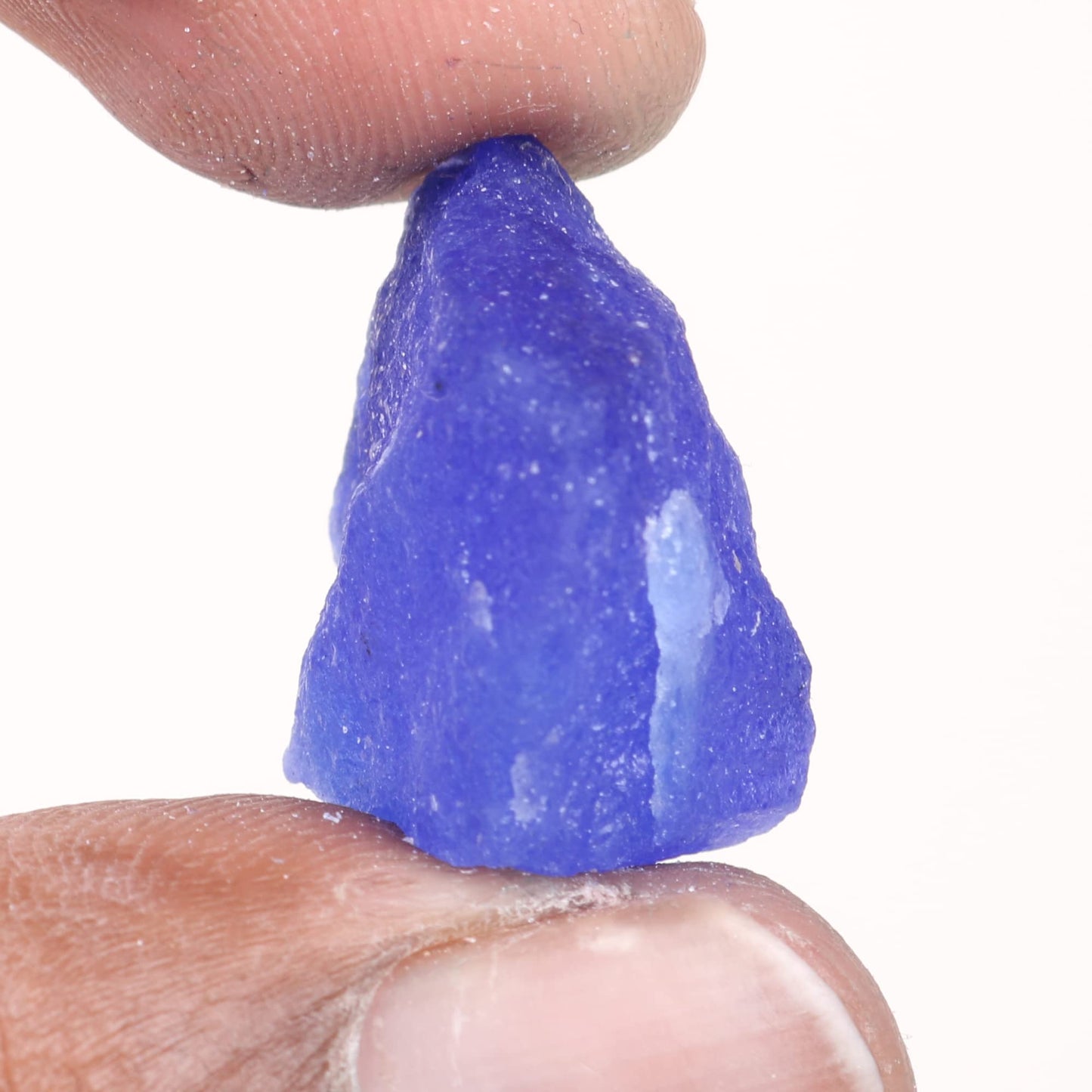 REAL-GEMS Gemstone Beads For Necklace 12.45-65.00 Blue Sapphire Crystal Beads Necklace For Women And Men