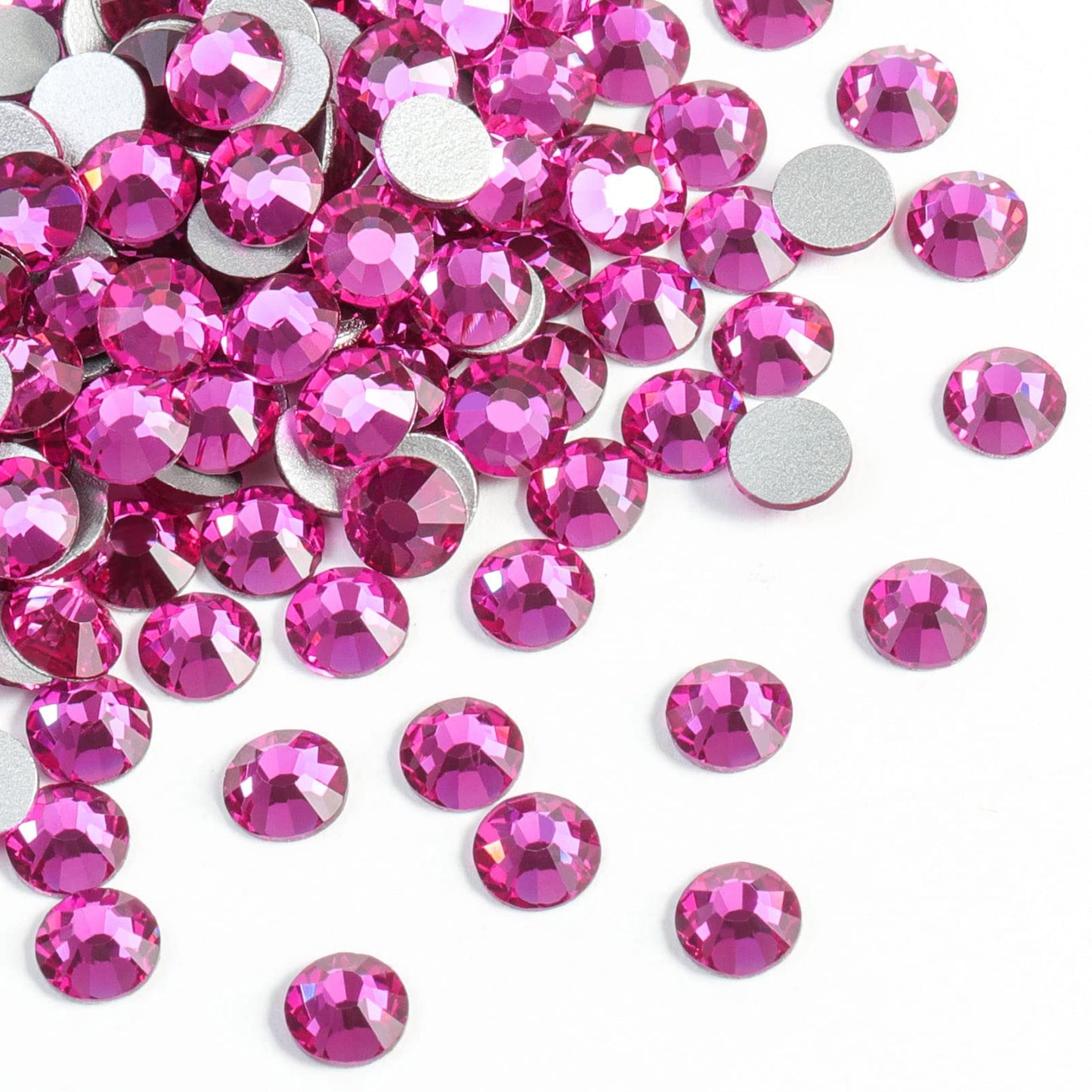 Beadsland 1440 Piece Flat Back Crystal Rhinestones Round Gems, Sapphire(SS10(2.7-2.8mm))